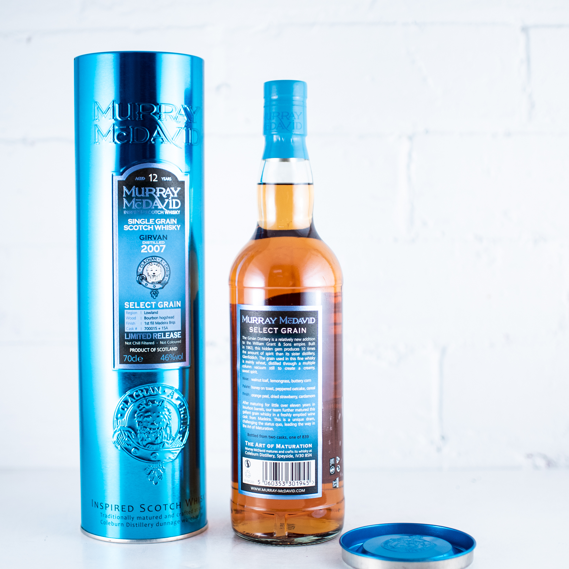 Murray McDavid - Select Grain Girvan 12YO 2007 700ml