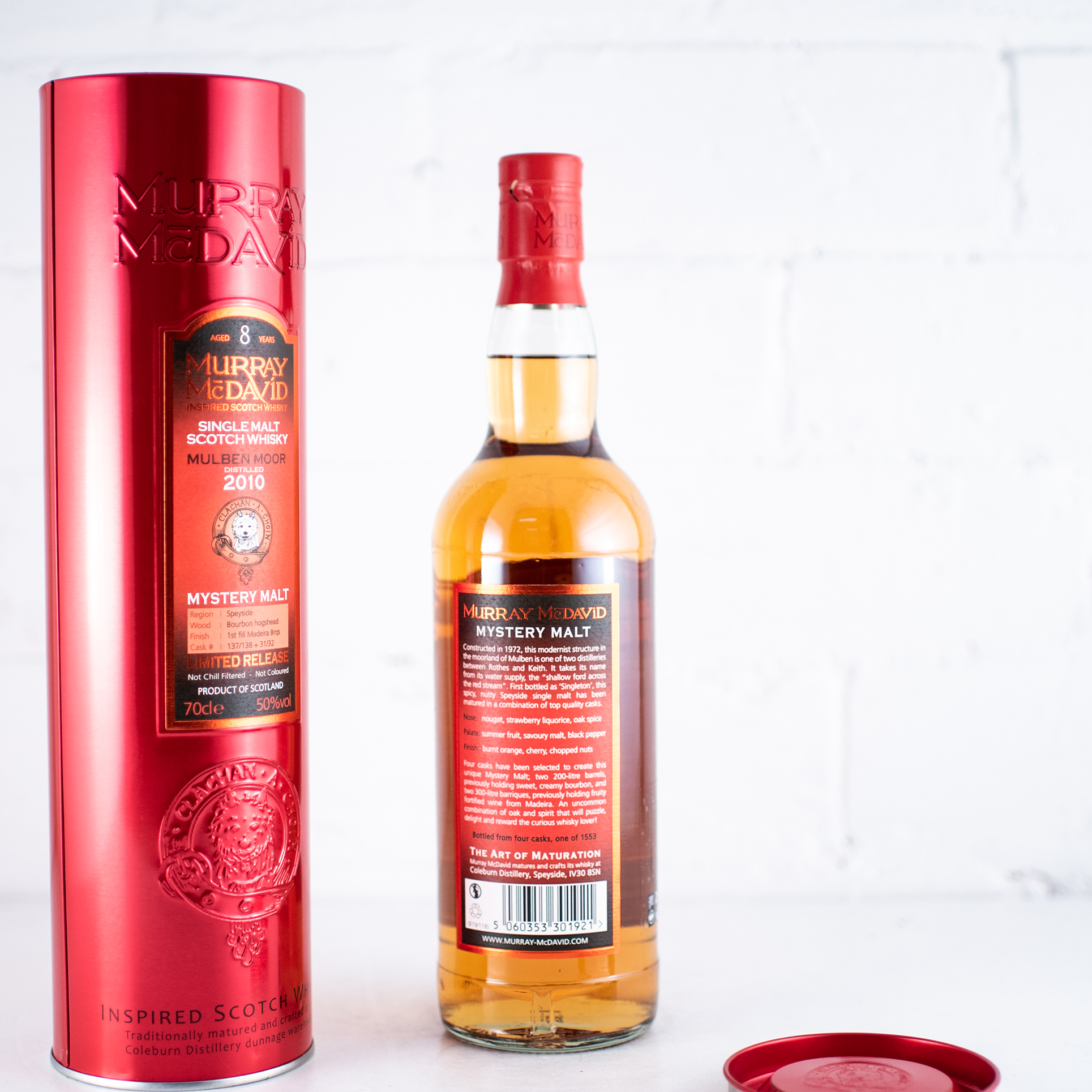 Murray McDavid - Mystery Malt Mulben Moor 8YO 2010 700ml