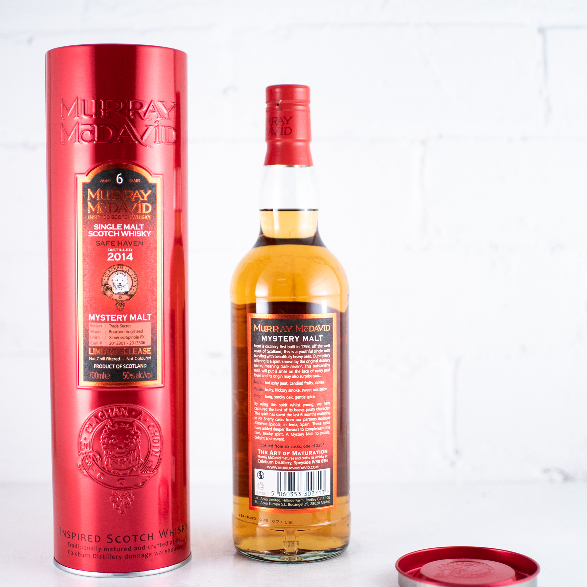 Murray McDavid - Mystery Malt Safe Haven 6YO 2014 700ml