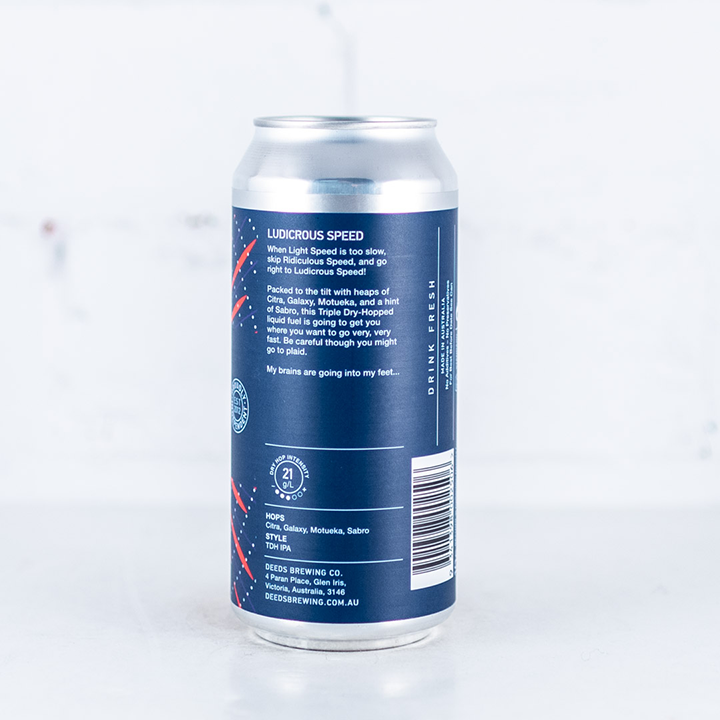 Deeds - Ludicrous Speed TDH IPA