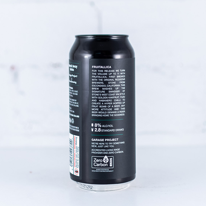 Garage Project x Stone 'Fruitallica' WC IPA 440ml