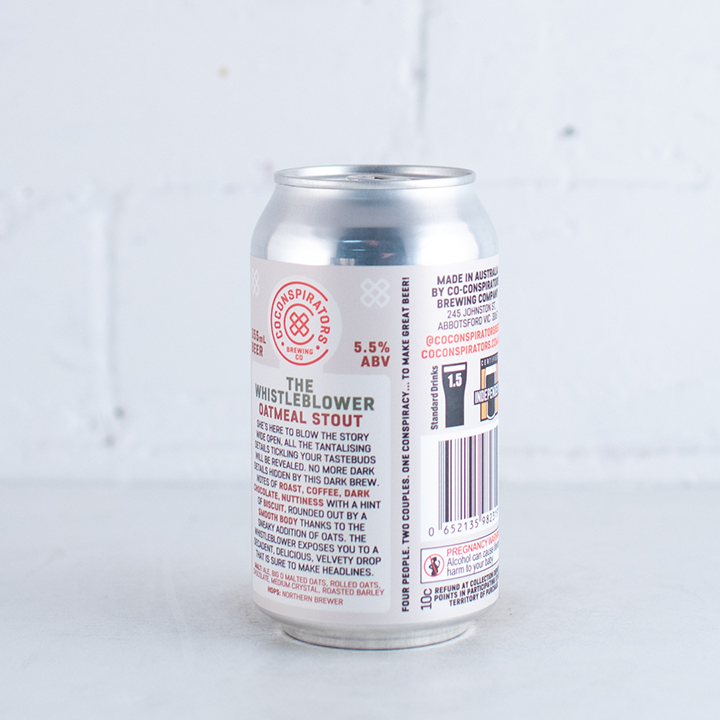 Co Conspirators - The Whistleblower Oatmeal Stout