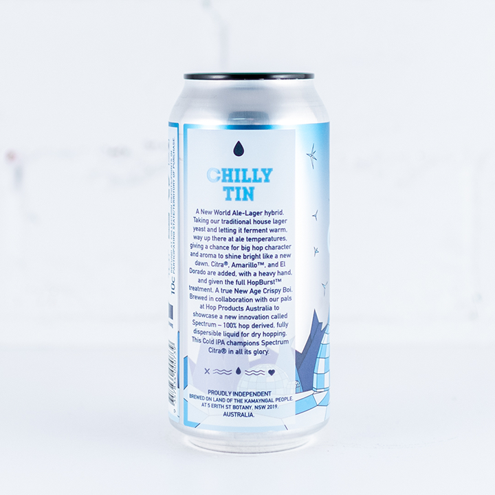 One Drop x HPA 'Chilly Tin' Cold IPA