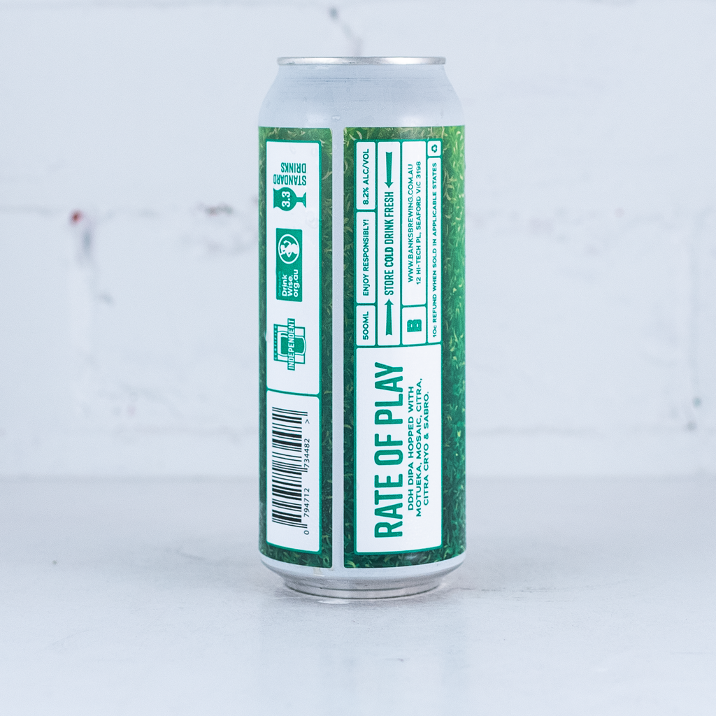 Banks - Rate of Play DDH DIPA