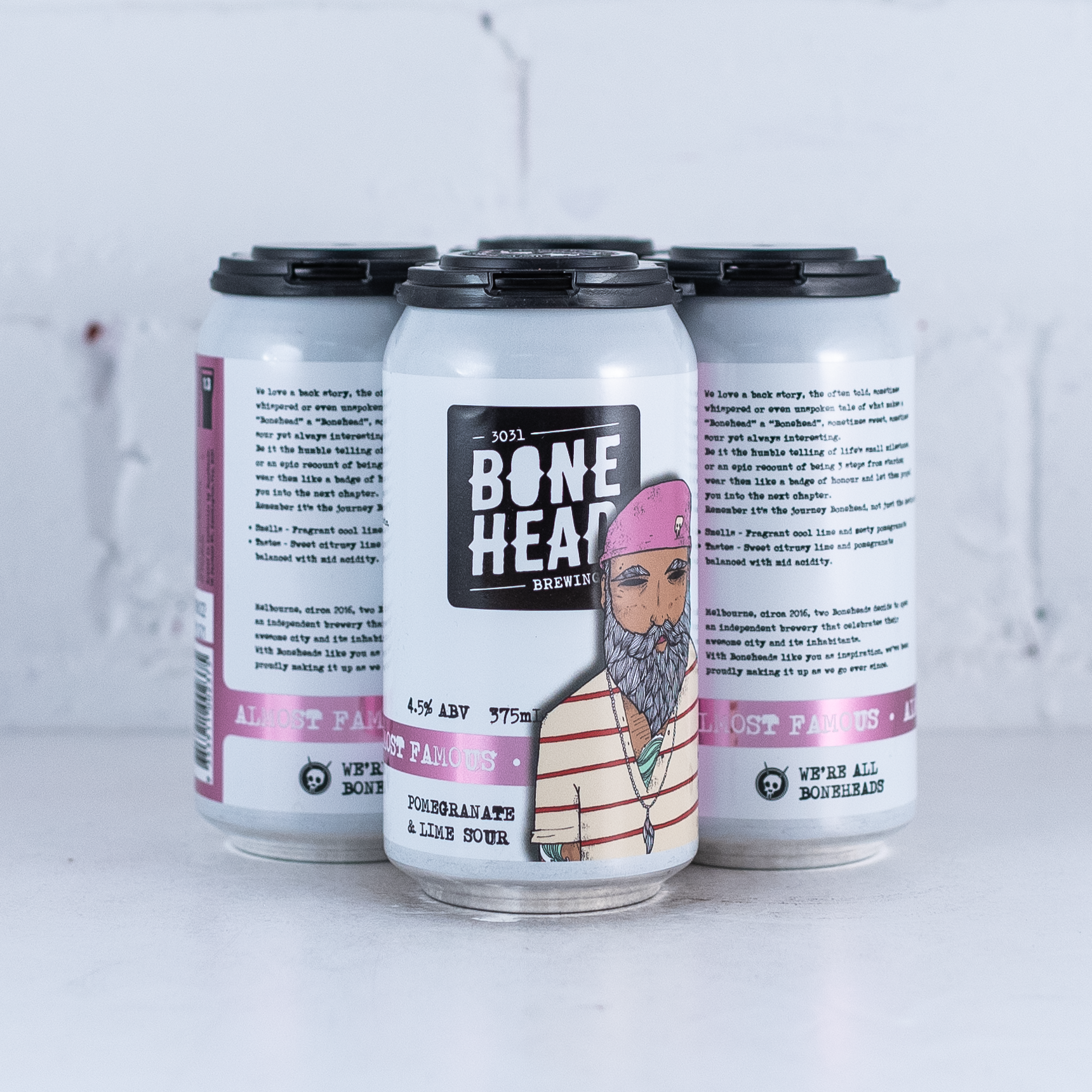 Bonehead - Almost Famous Pomegranate & Lime Sour