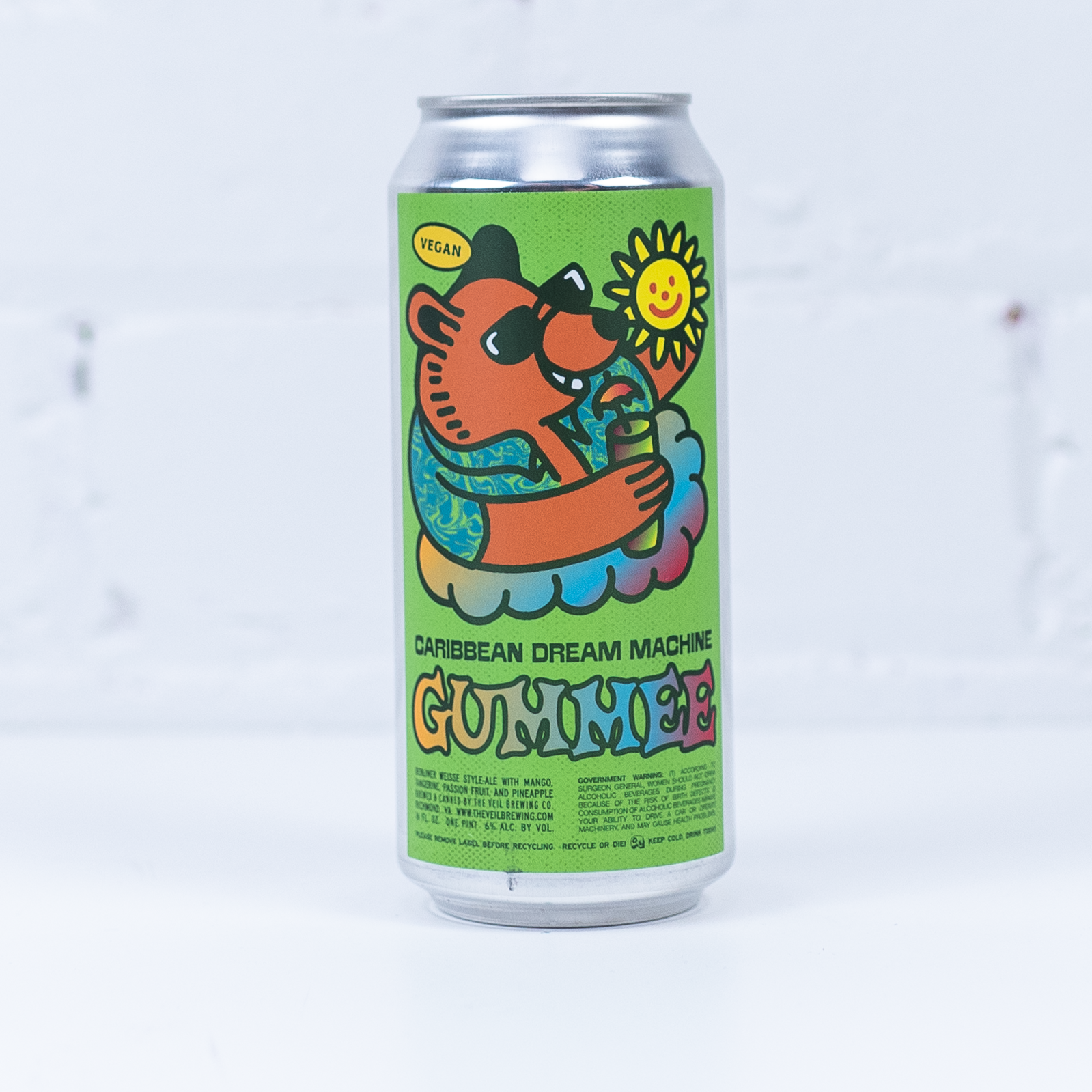 The Veil - Caribbean Dream Machine Gummee Tropical Fruited Berliner 473ml