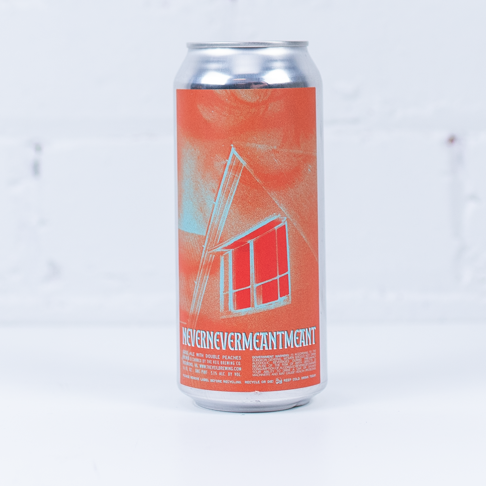 The Veil - Never Never Meant Meant Double Fruited Peach Gose 473ml