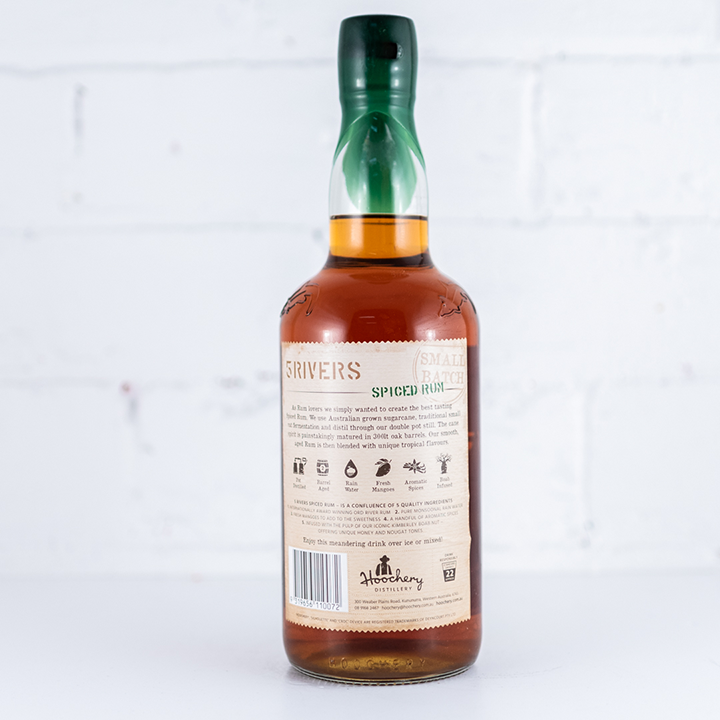 Hoochery - 5 Rivers Spiced Rum 750ml