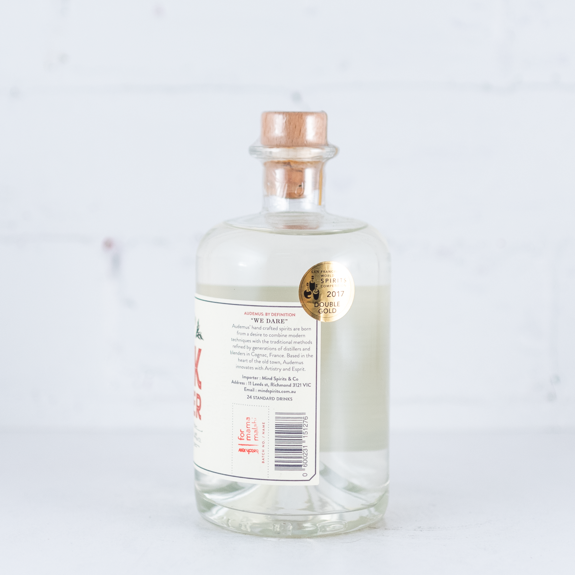 Audemus - Pink Pepper Gin 500ml