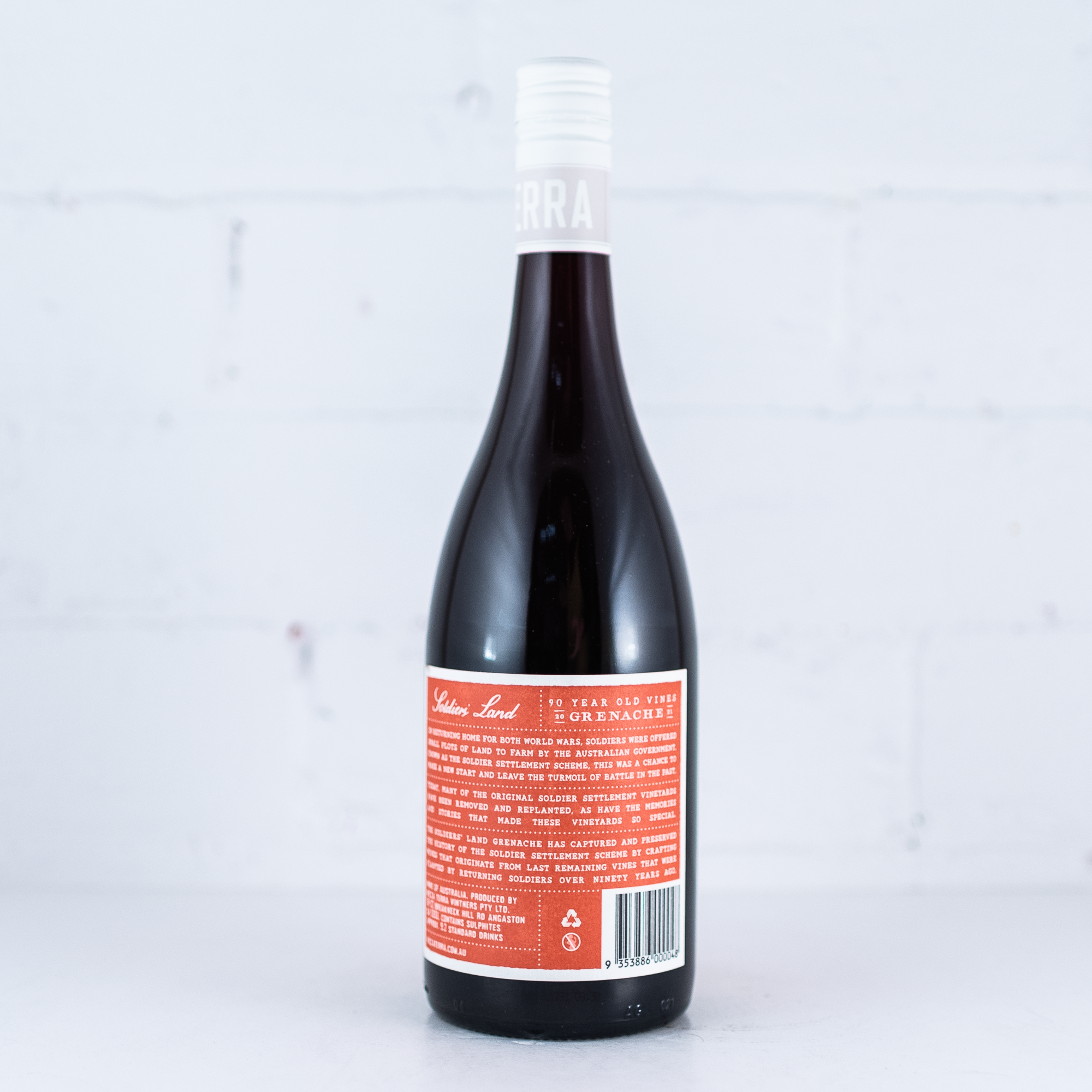 Ricca Terra - Soldier's Land Old Vine Grenache 2021 750ml