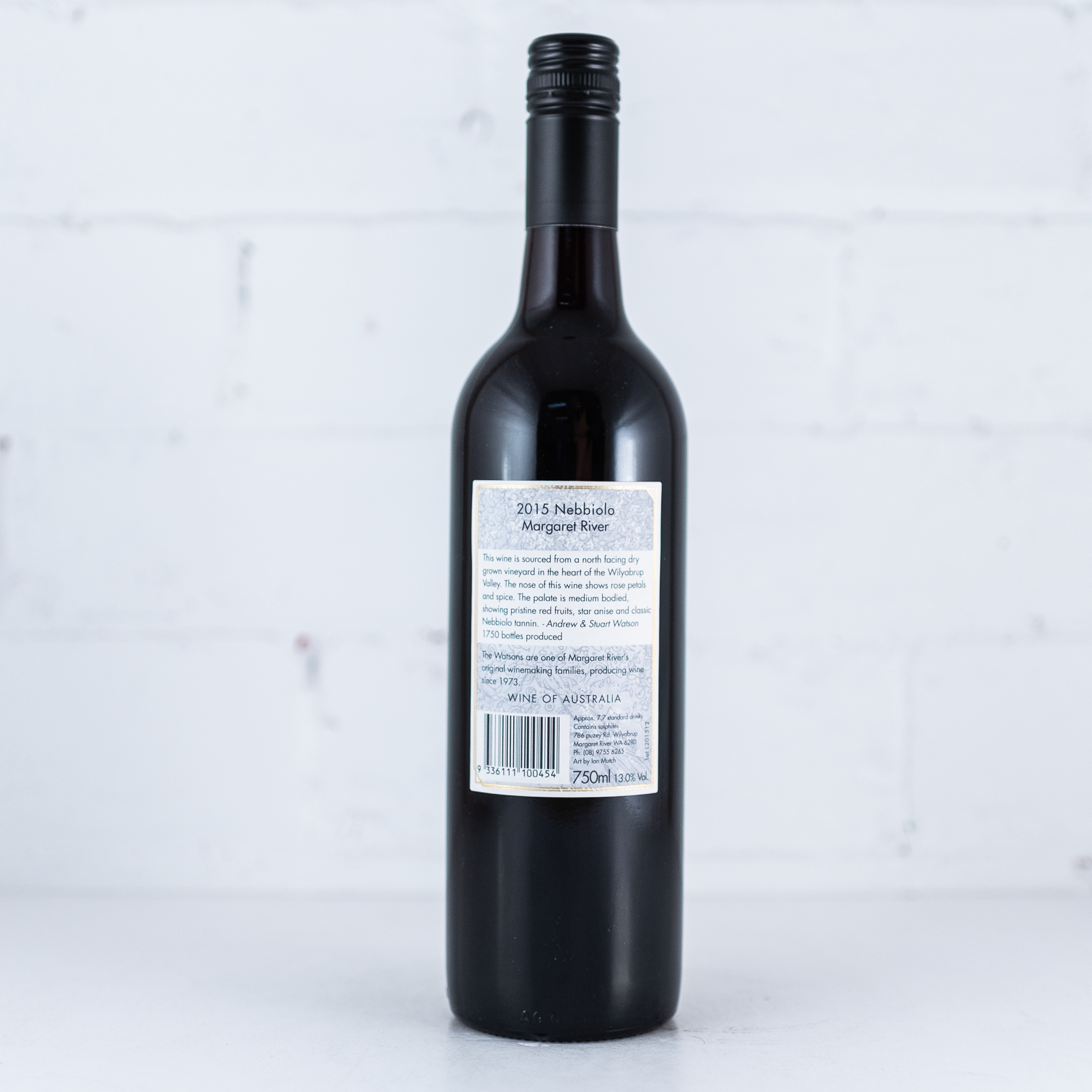 Watson Family - Nebbiolo 2015 750ml