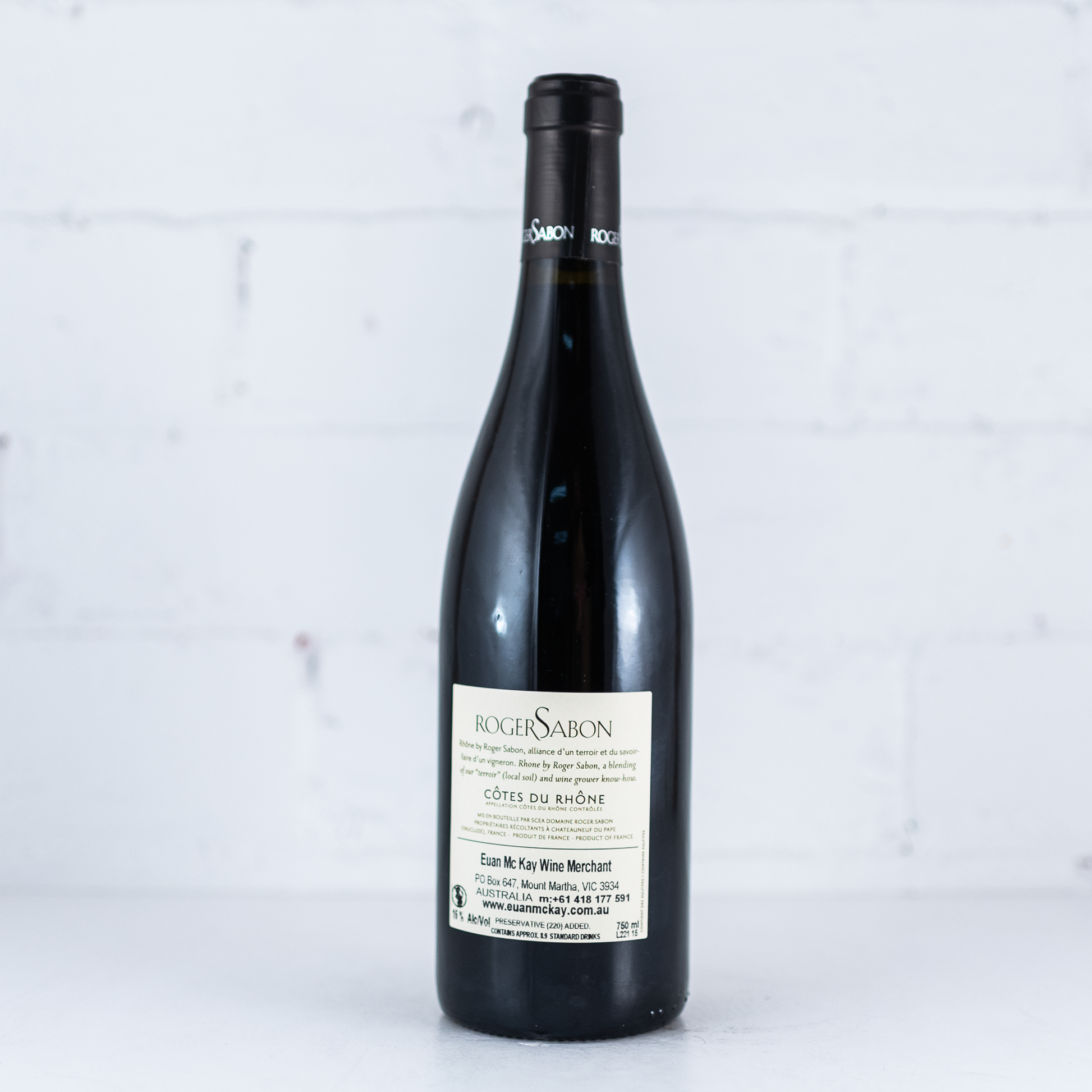 Roger Sabon - Cotes du Rhone 2021 750ml