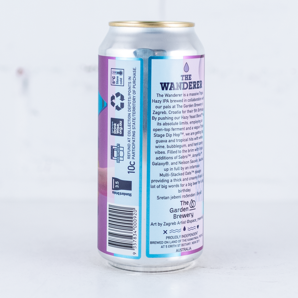 One Drop x The Garden Brewery 'The Wanderer' Hazy TIPA