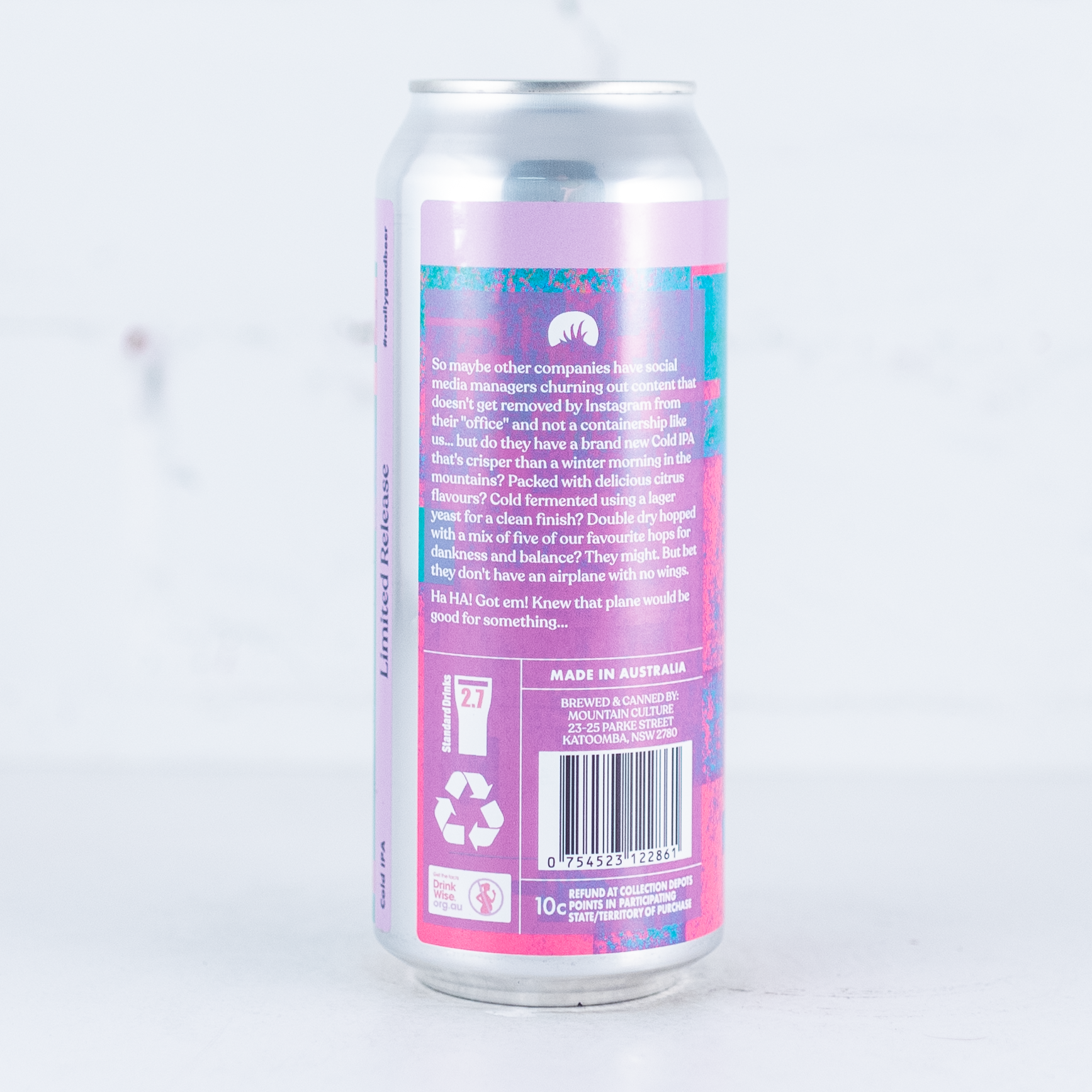 Mountain Culture - Content Creator Cold IPA
