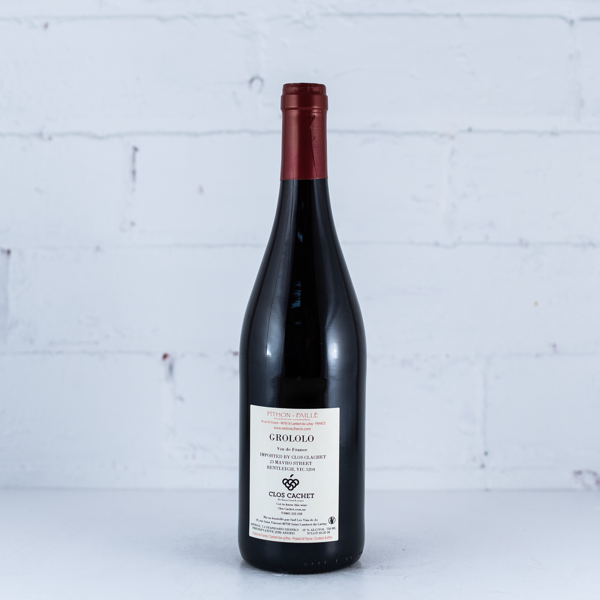 Domaine Pithon-Paille - Grololo Rouge 2020 750ml