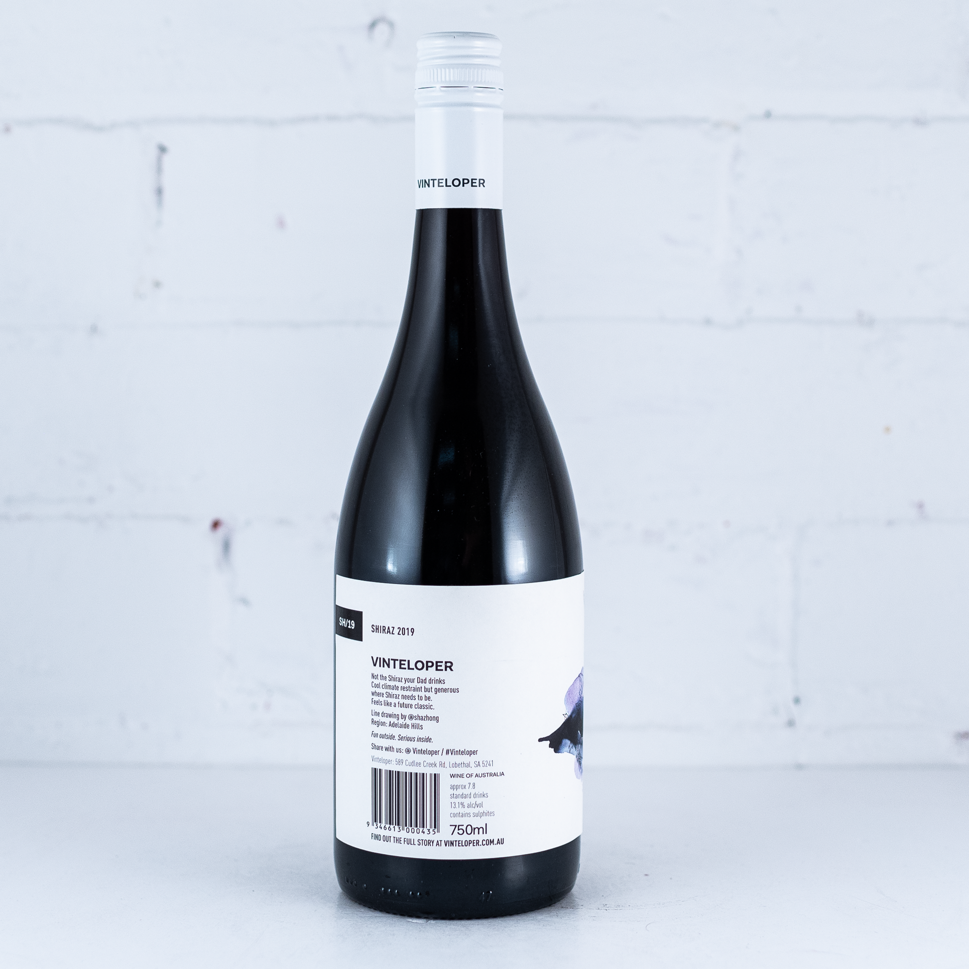Vinteloper - SH/19 Shiraz 2019 750ml