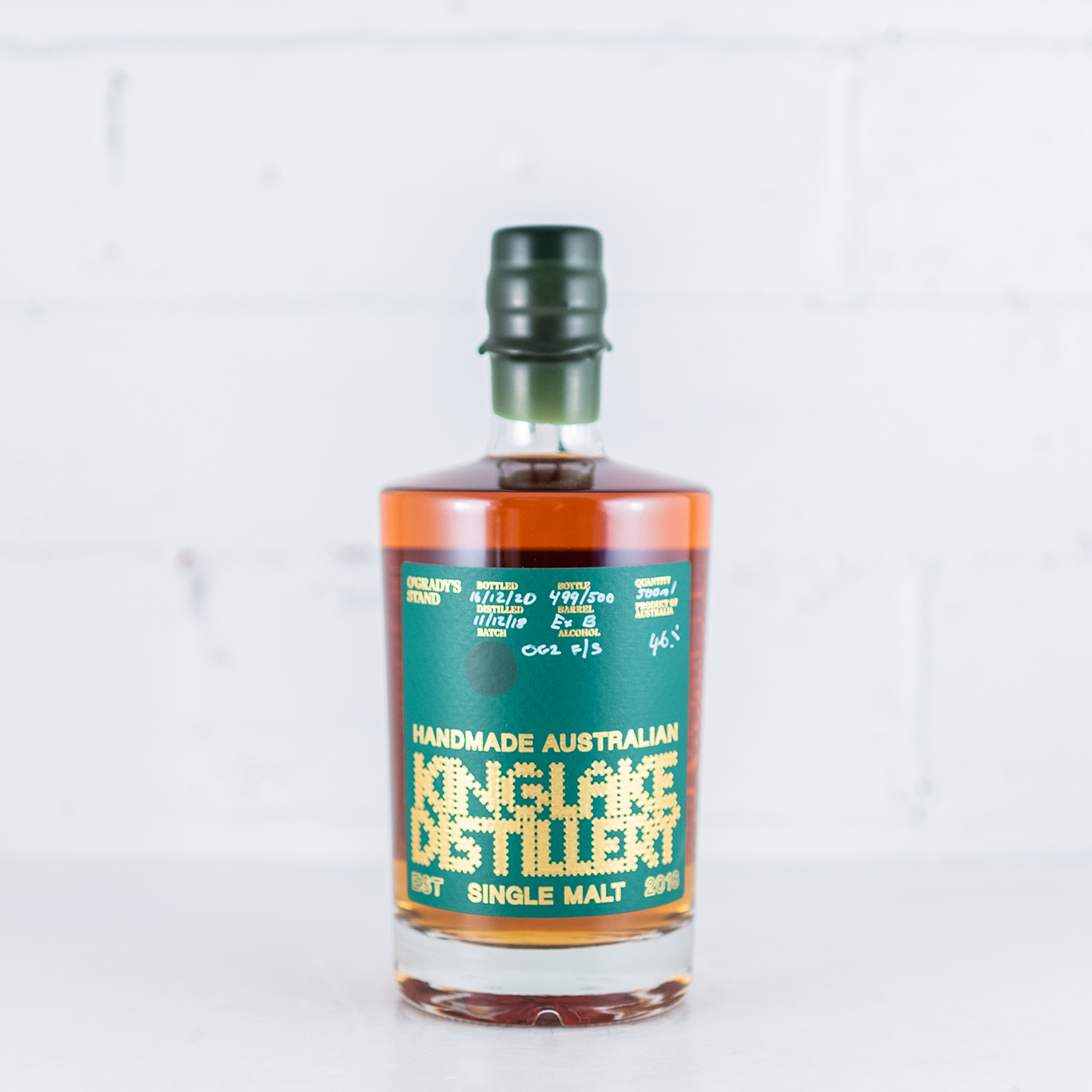 Kinglake Distillery - O'Gradys Stand Single Malt Whisky 500ml