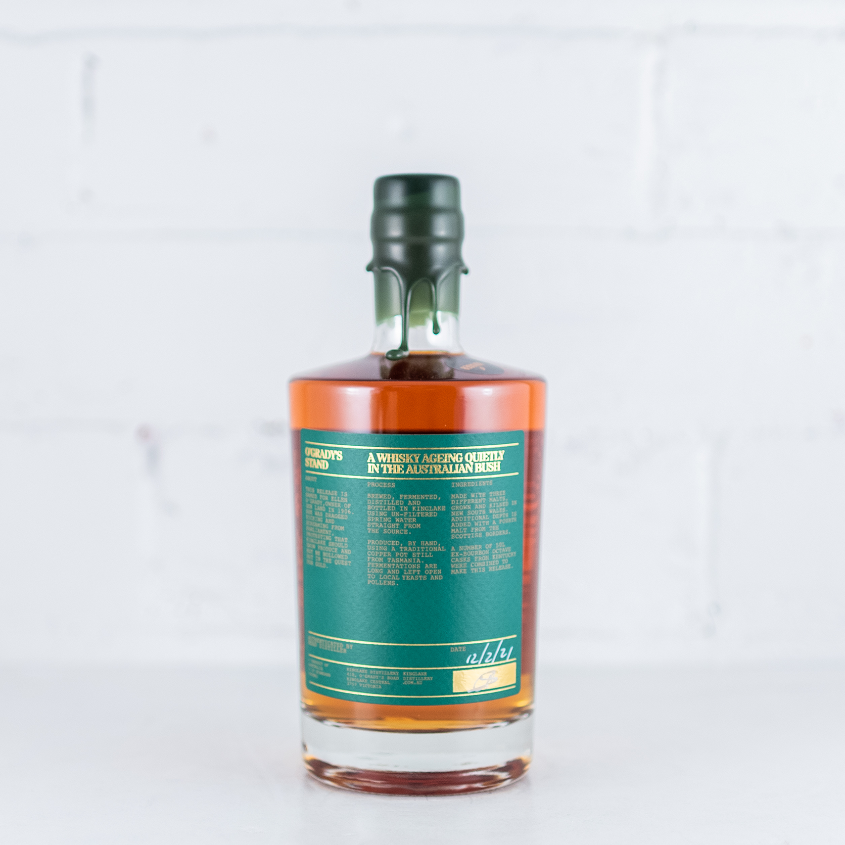 Kinglake Distillery - O'Gradys Stand Single Malt Whisky 500ml