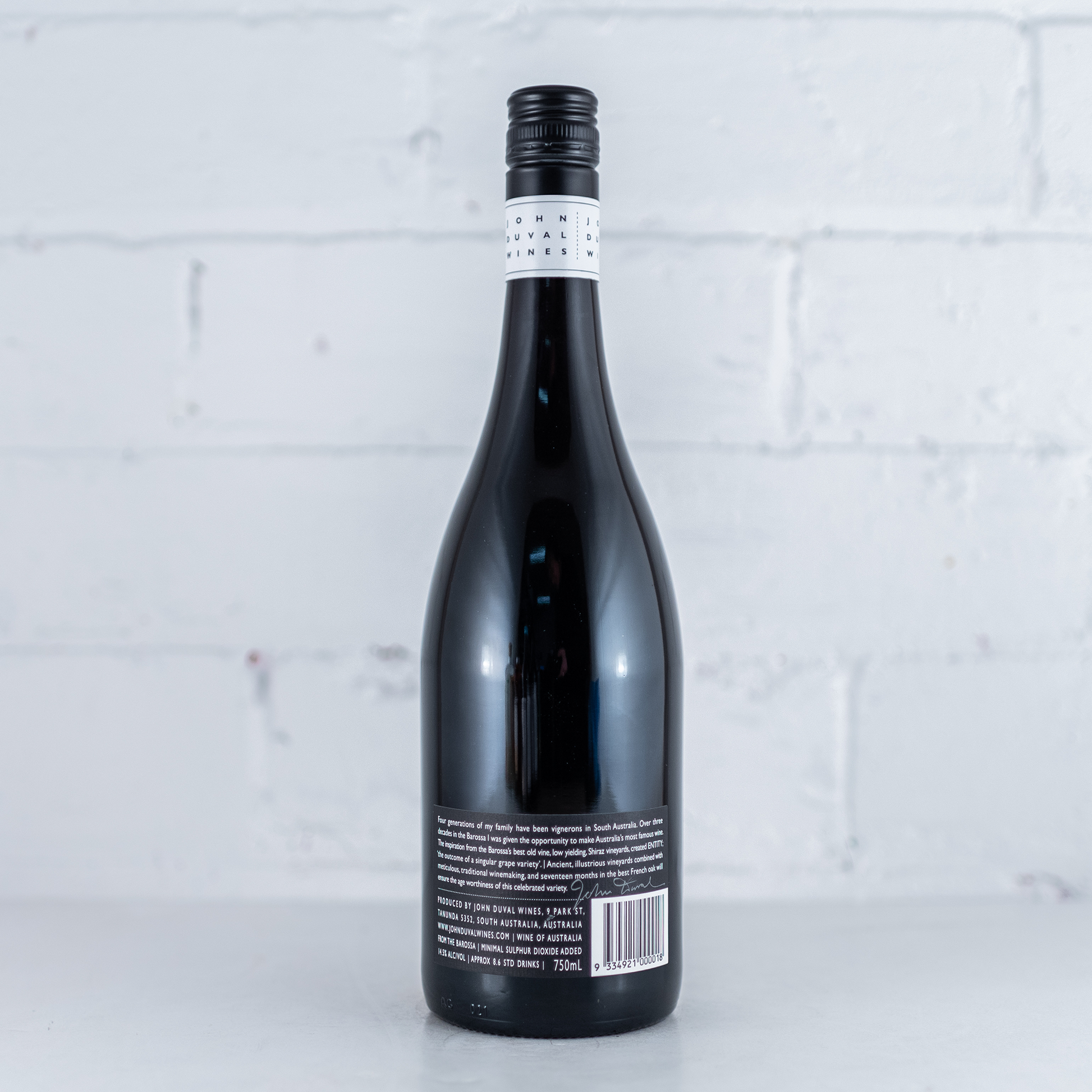 John Duval - Entity Shiraz 2019 750Ml