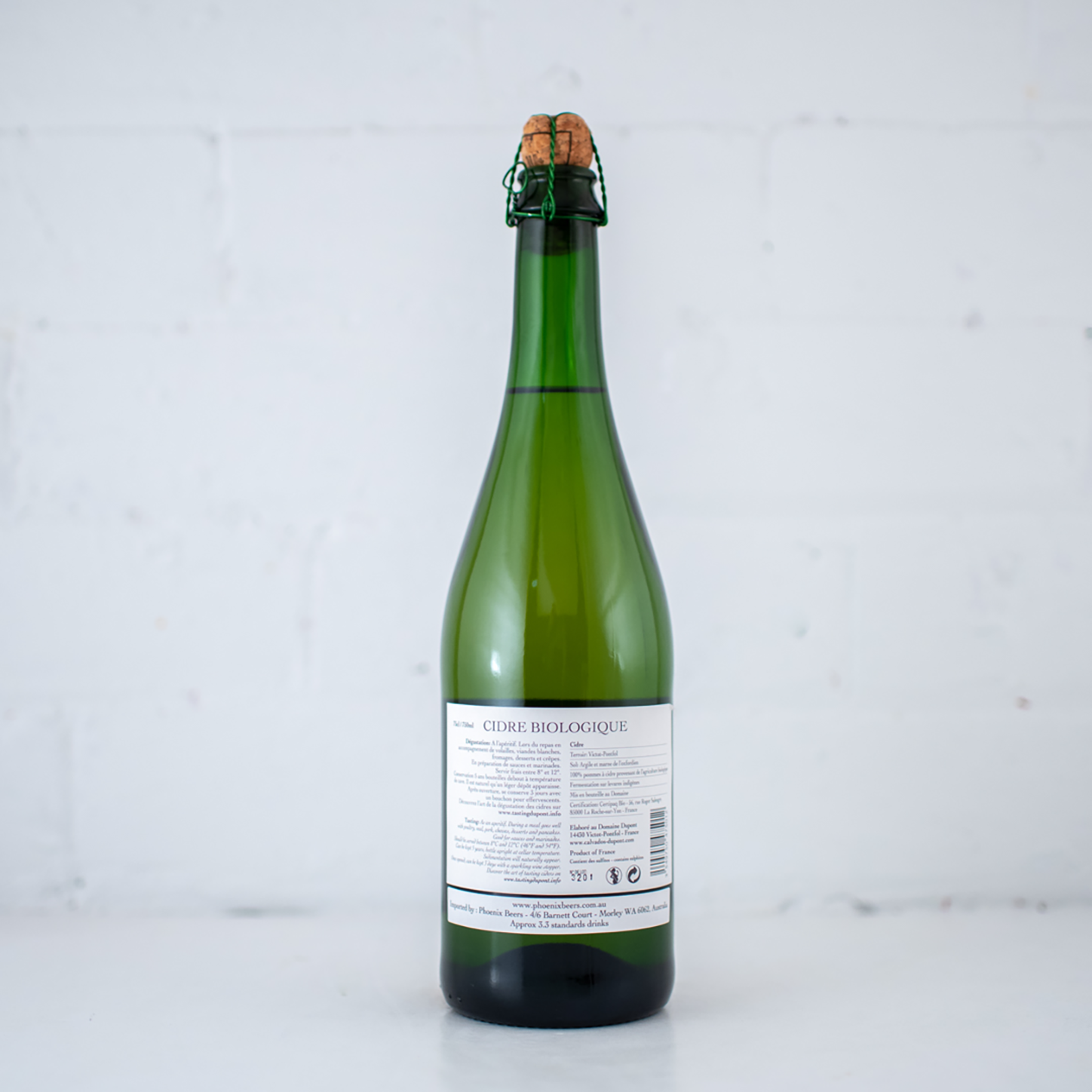 Domaine Dupont - Cidre Biologique 750ml