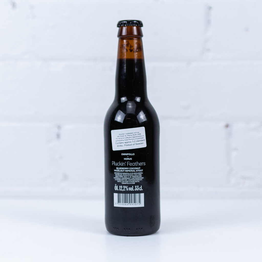 Omnipollo - Pluckin' Feathers Blueberry Coconut Hazelnut Imperial Stout 330ml