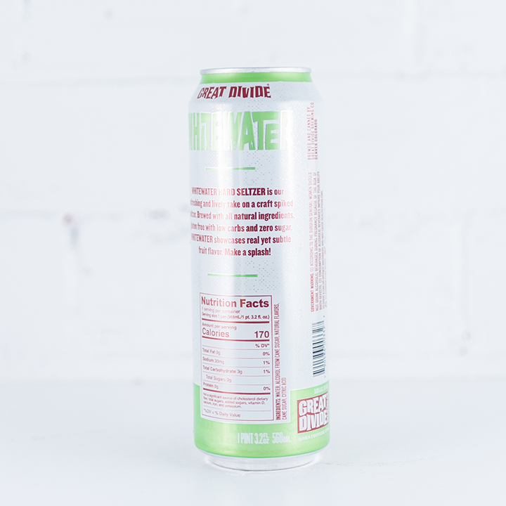 Great Divide - Whitewater Pomegranate & Lime Seltzer 568ml