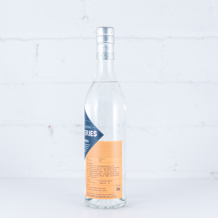 Never Never - Dark Series Mediterranean Gin 500ml