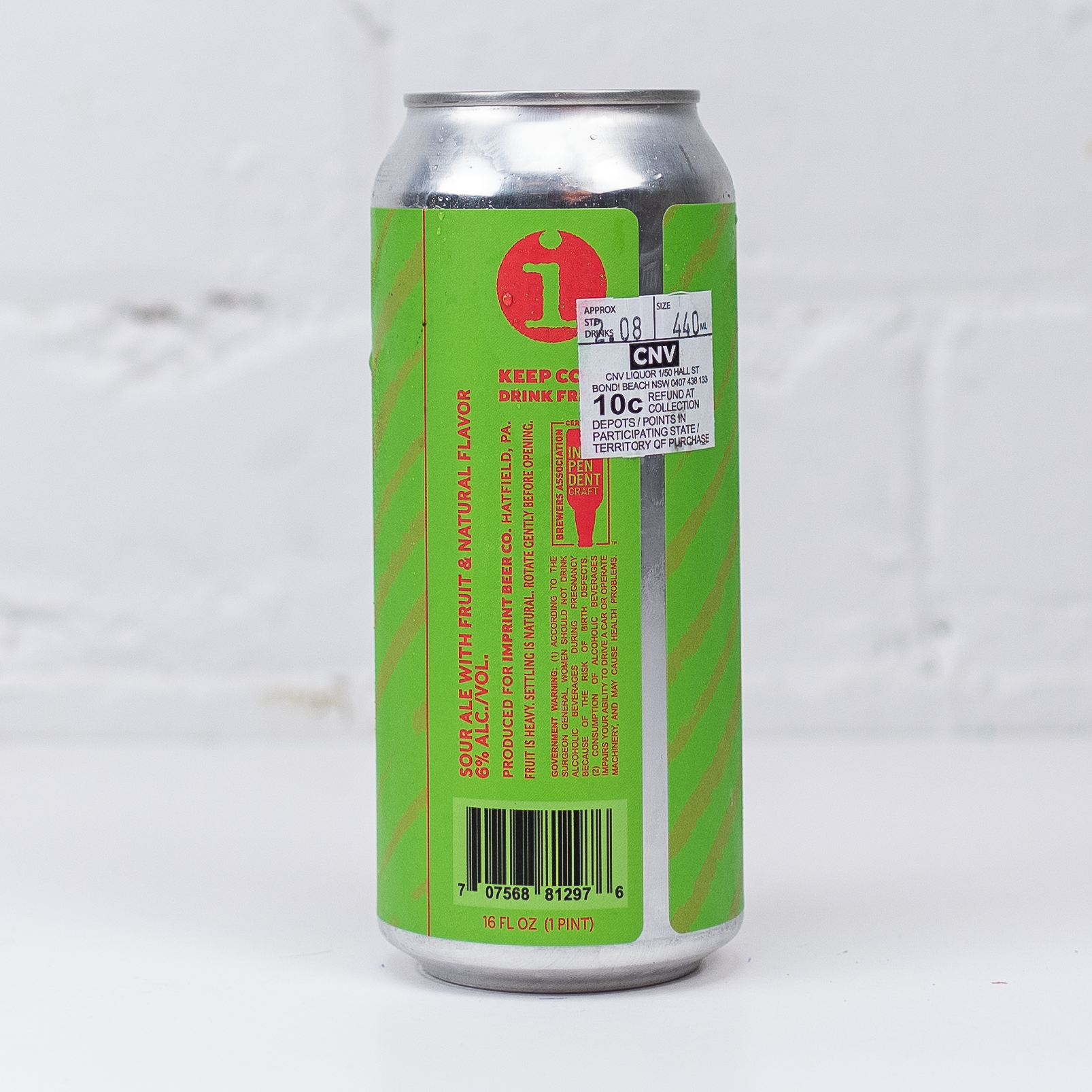 Imprint Beer - Schmoojee Puffsicle Strawberry Kiwi Pineapple
