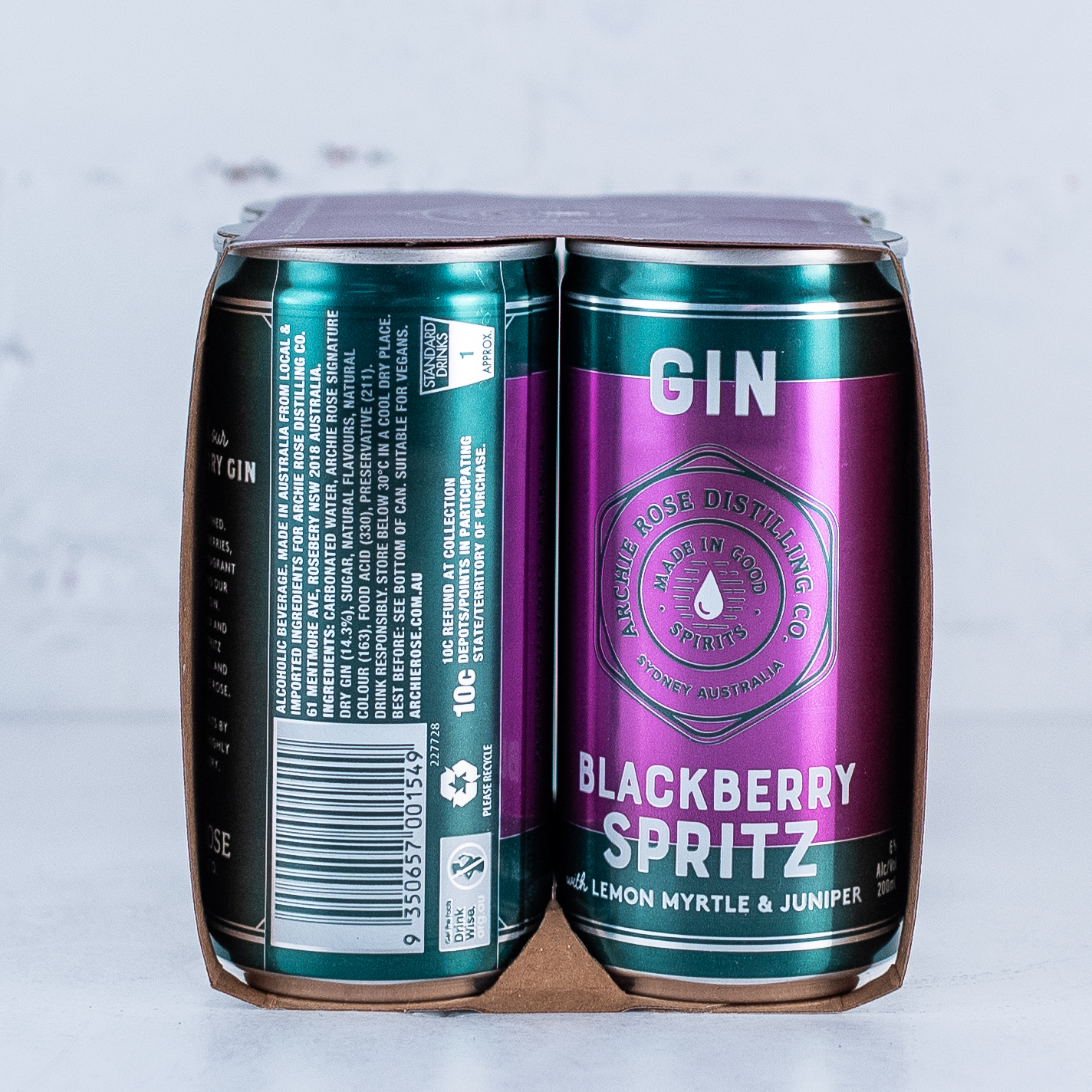 Archie Rose - Gin Blackberry Spritz with Lemon Myrtle & Juniper