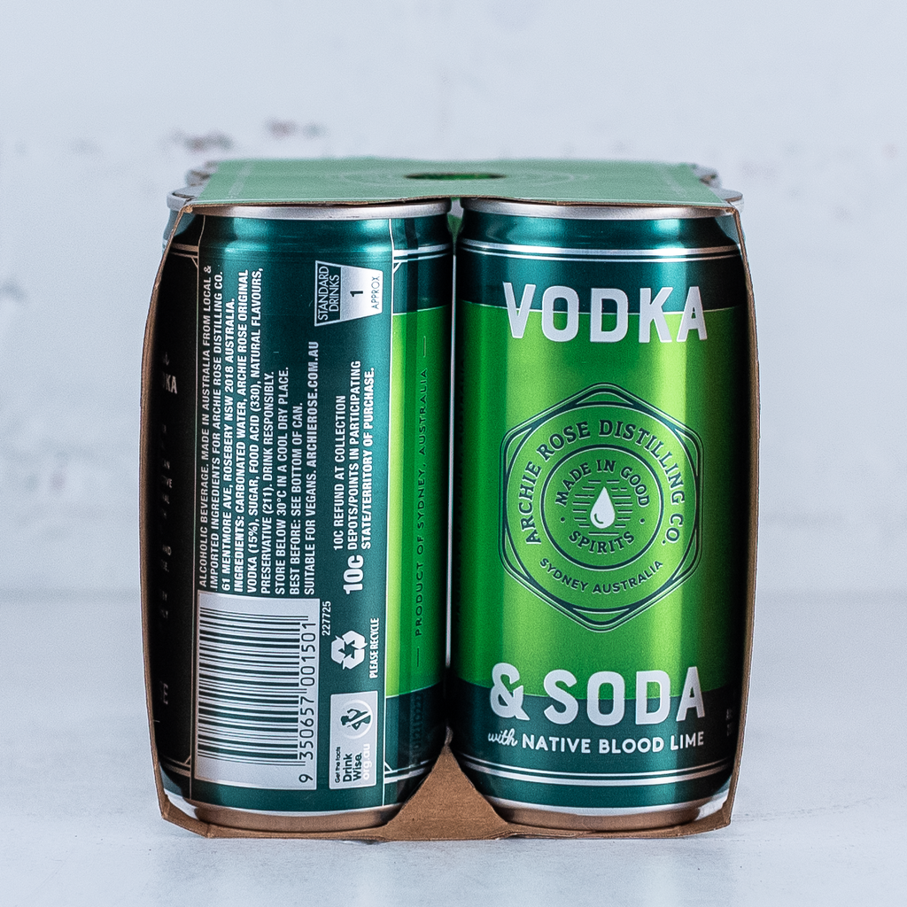 Archie Rose - Vodka & Soda with Blood Lime