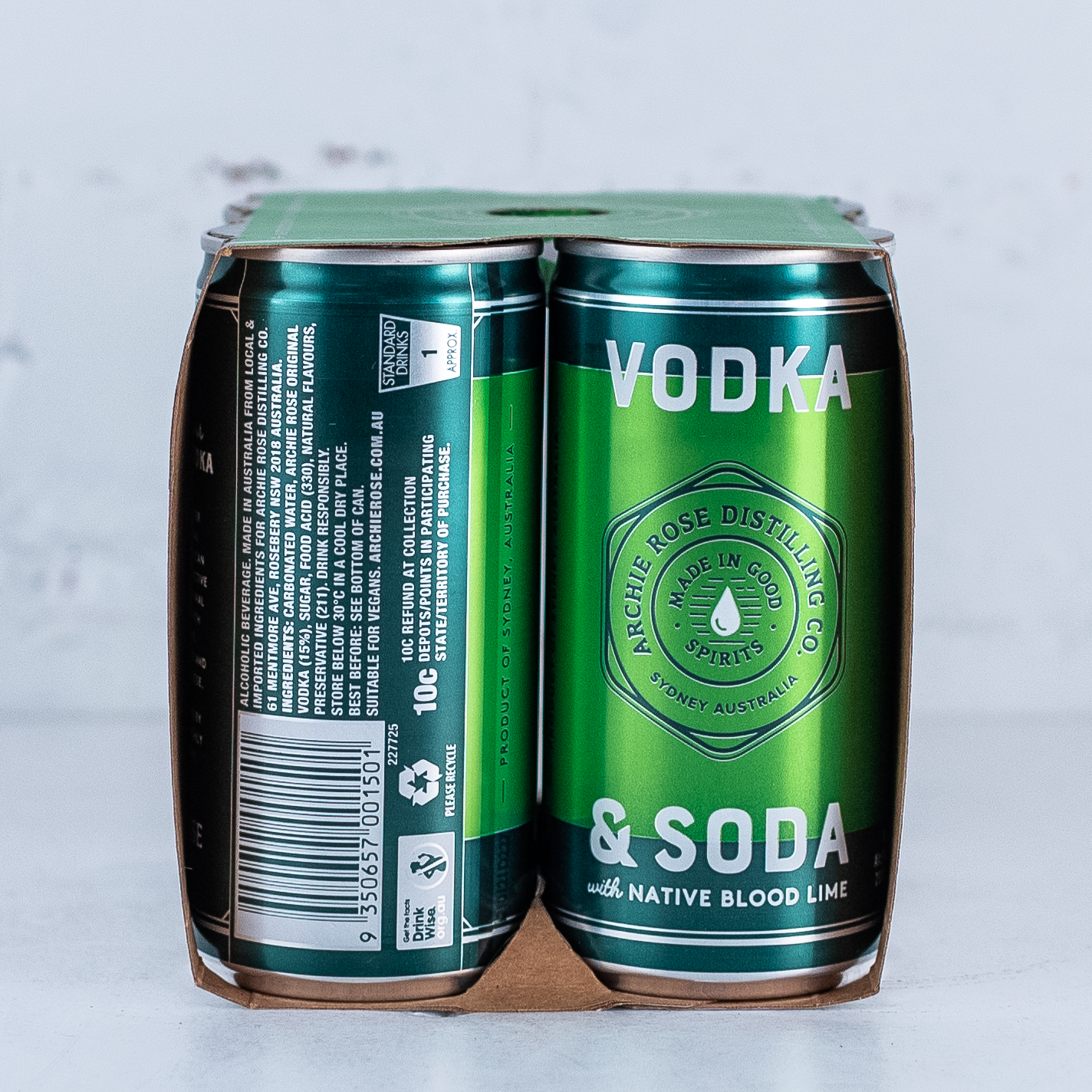 Archie Rose - Vodka & Soda with Blood Lime