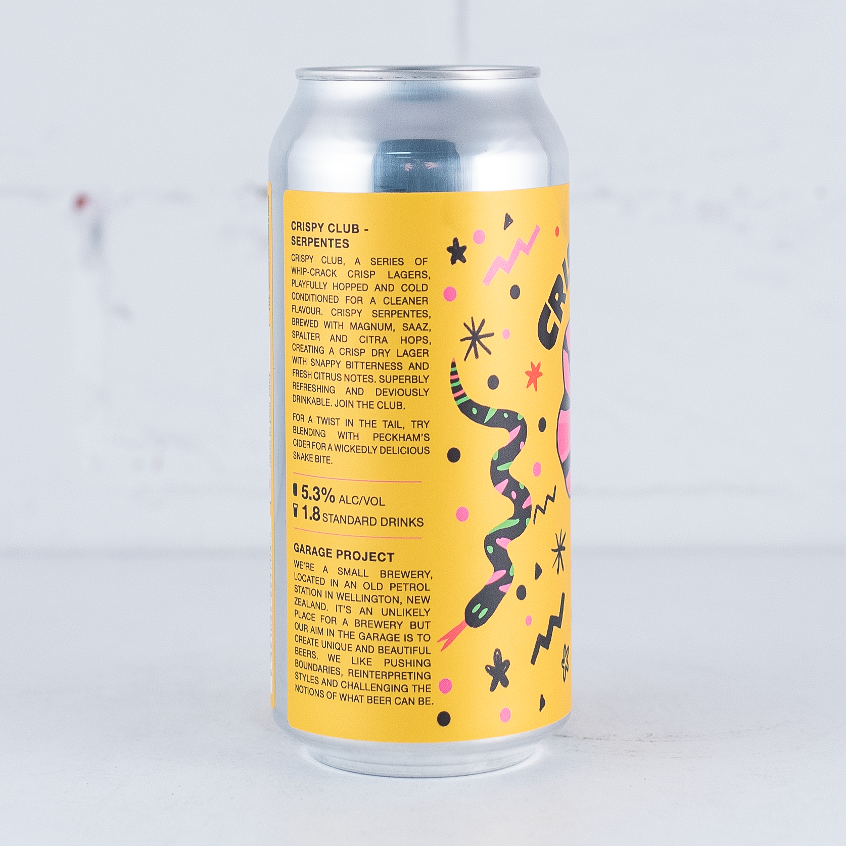 Garage Project - Crissspy Club Unfiltered Lager