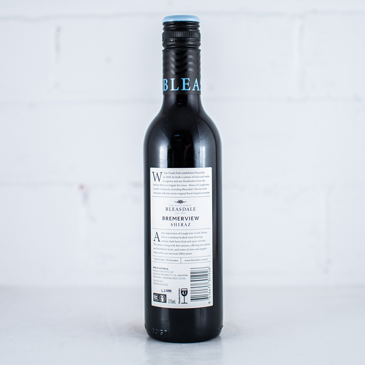 Bleasdale - Bremerview Shiraz 2019 375ml