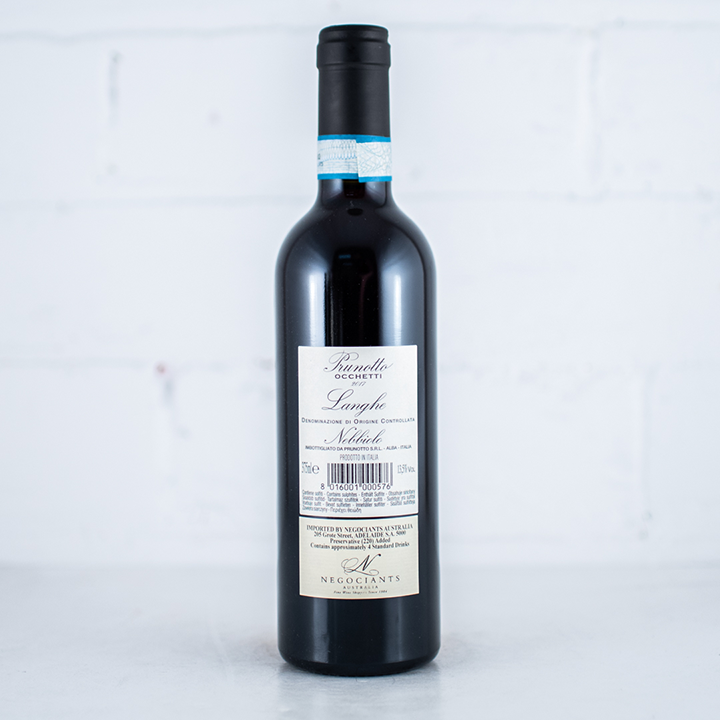 Prunotto - Occhetti Nebbiolo d'Alba 2017 375ml
