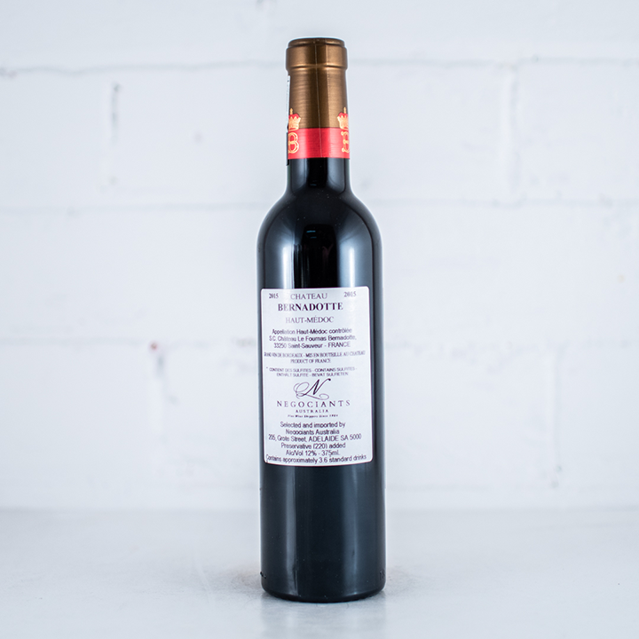 Chateau Bernadotte - Haut Medoc 2015 375ml