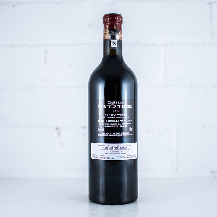Chateau Cos d'Estournel - Saint Estephe 2018 750ml