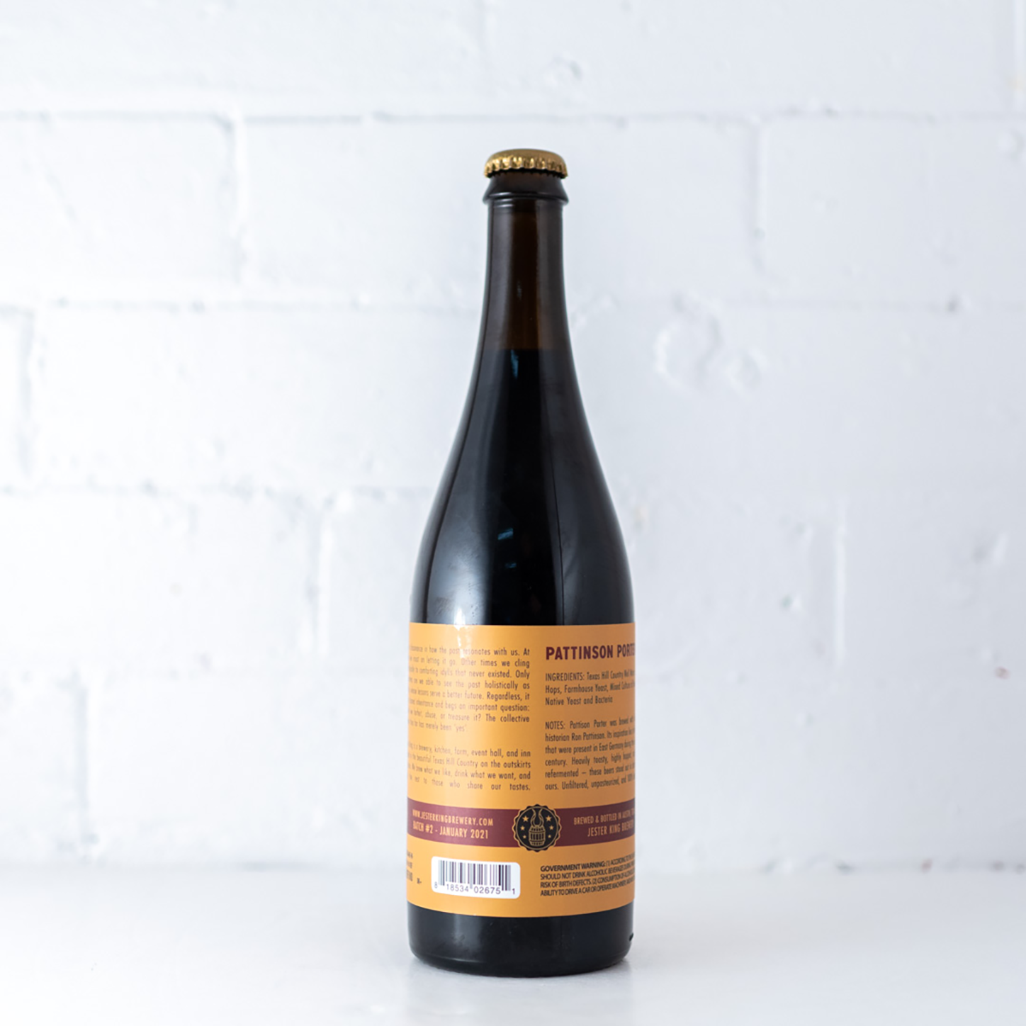 Jester King - Pattinson Porter 750ml