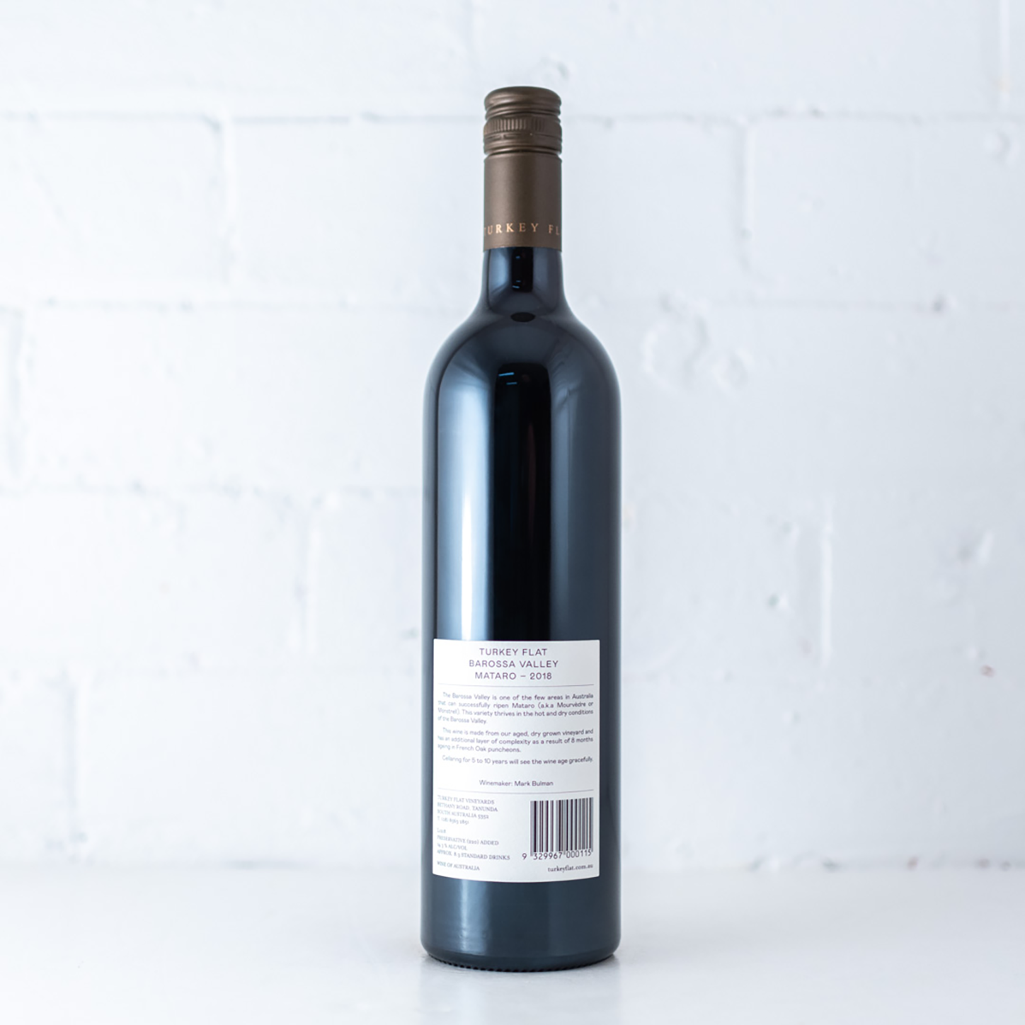 Turkey Flat - Mataro 2018 750ml
