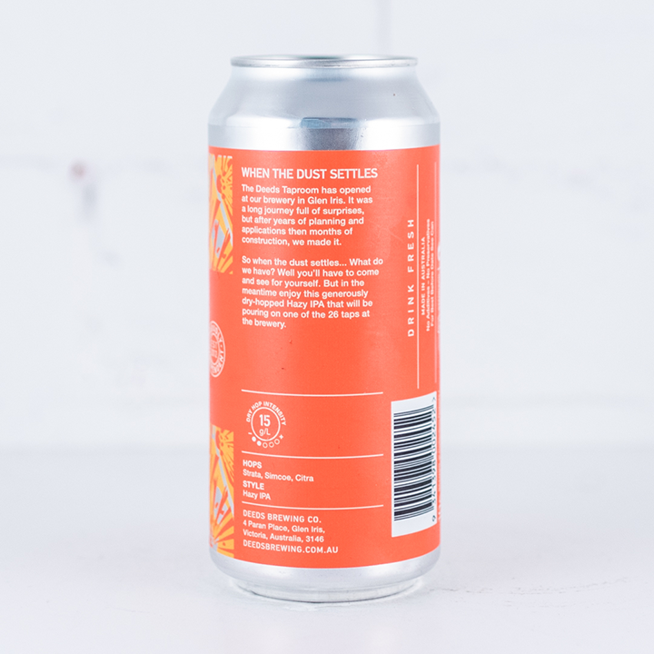 Deeds - When The Dust Settles Hazy IPA