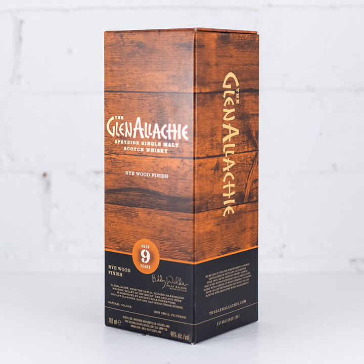 GlenAllachie - 9YO Rye Wood Finish 700ml