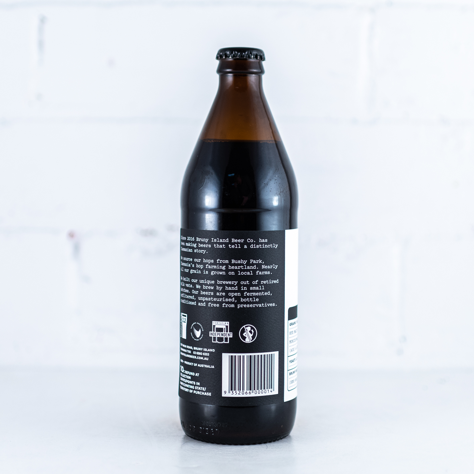 Bruny Island - Oxymoron Dark Pale 500ml