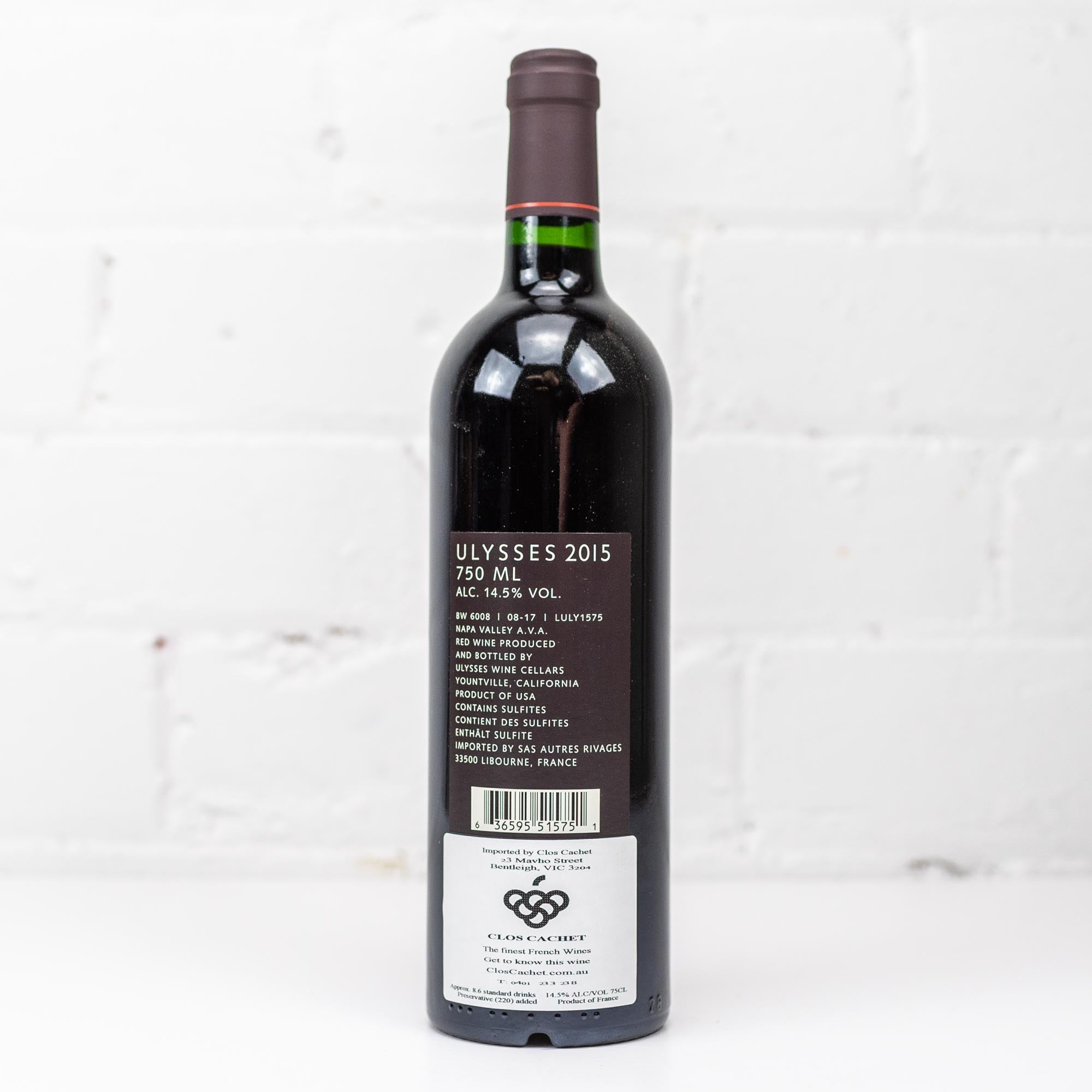 Ulysses - Napa Valley 2015 750ml