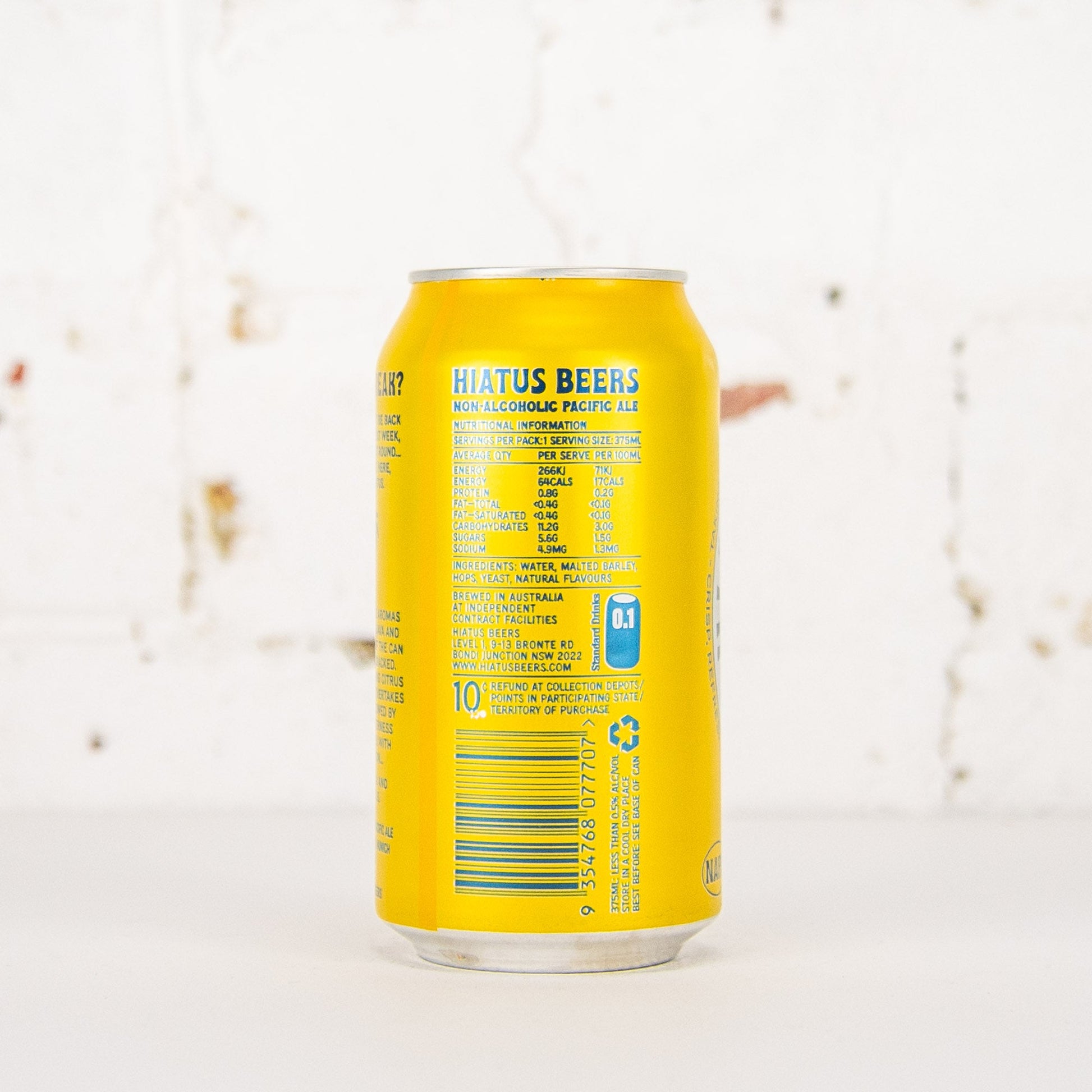 Hiatus - Non Alc Pacific Ale