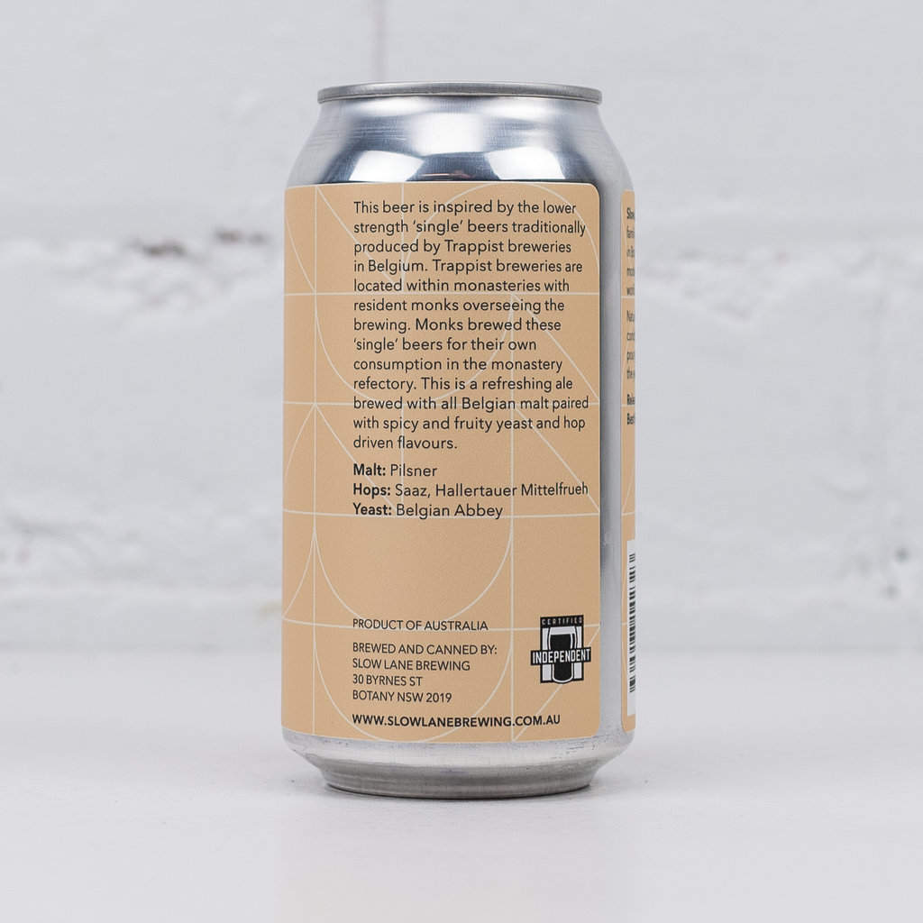 Slow Lane - Refectory Belgian Blonde Ale