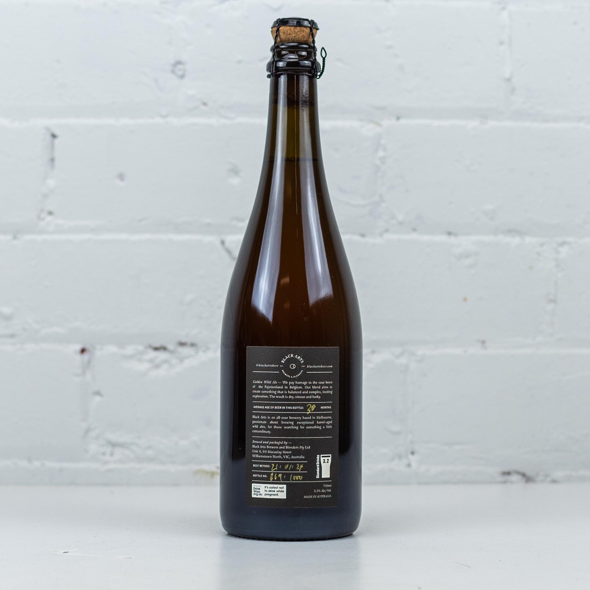 Black Arts - Golden Wild Ale #1 750ml