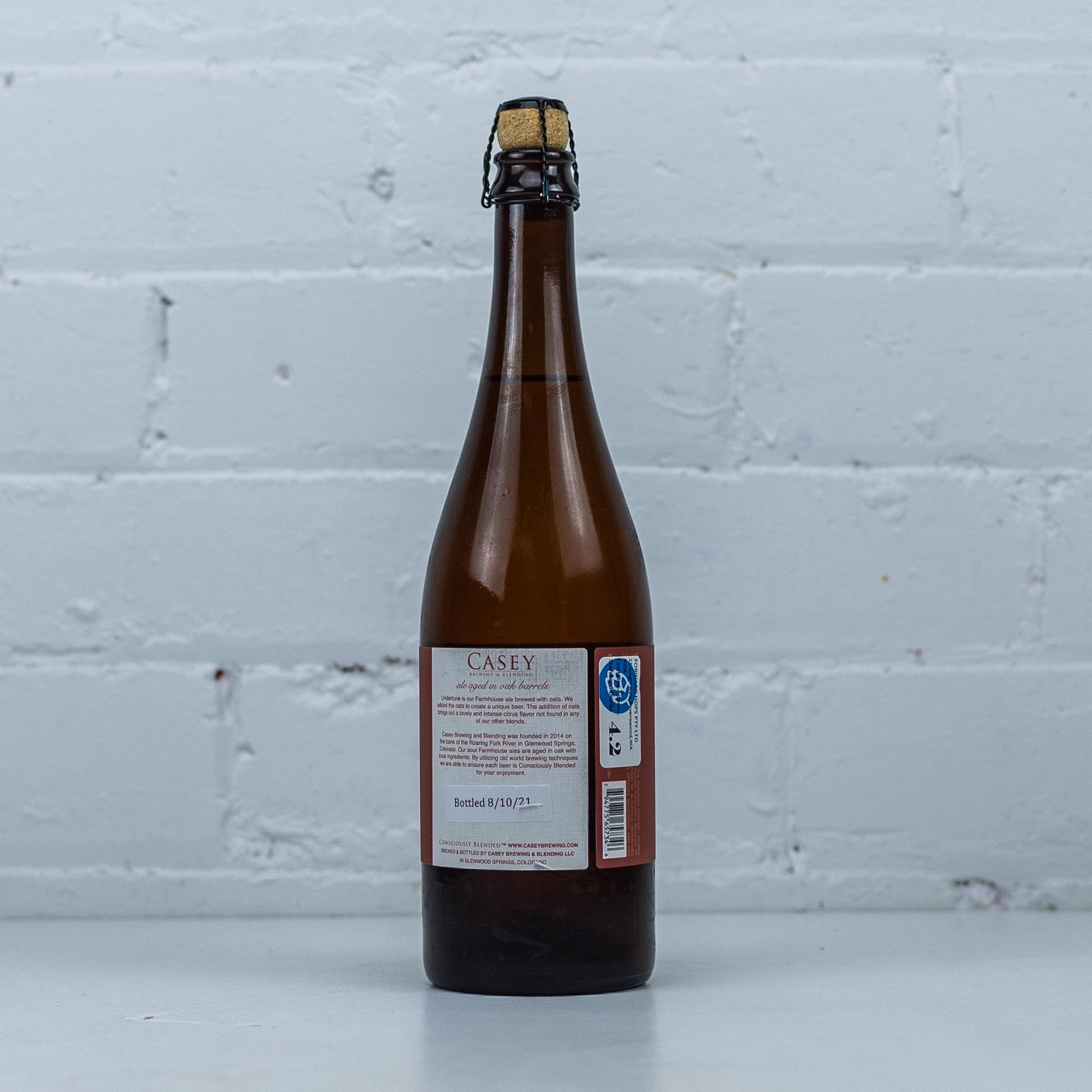Casey - Undertone Farmhouse Ale 750ml