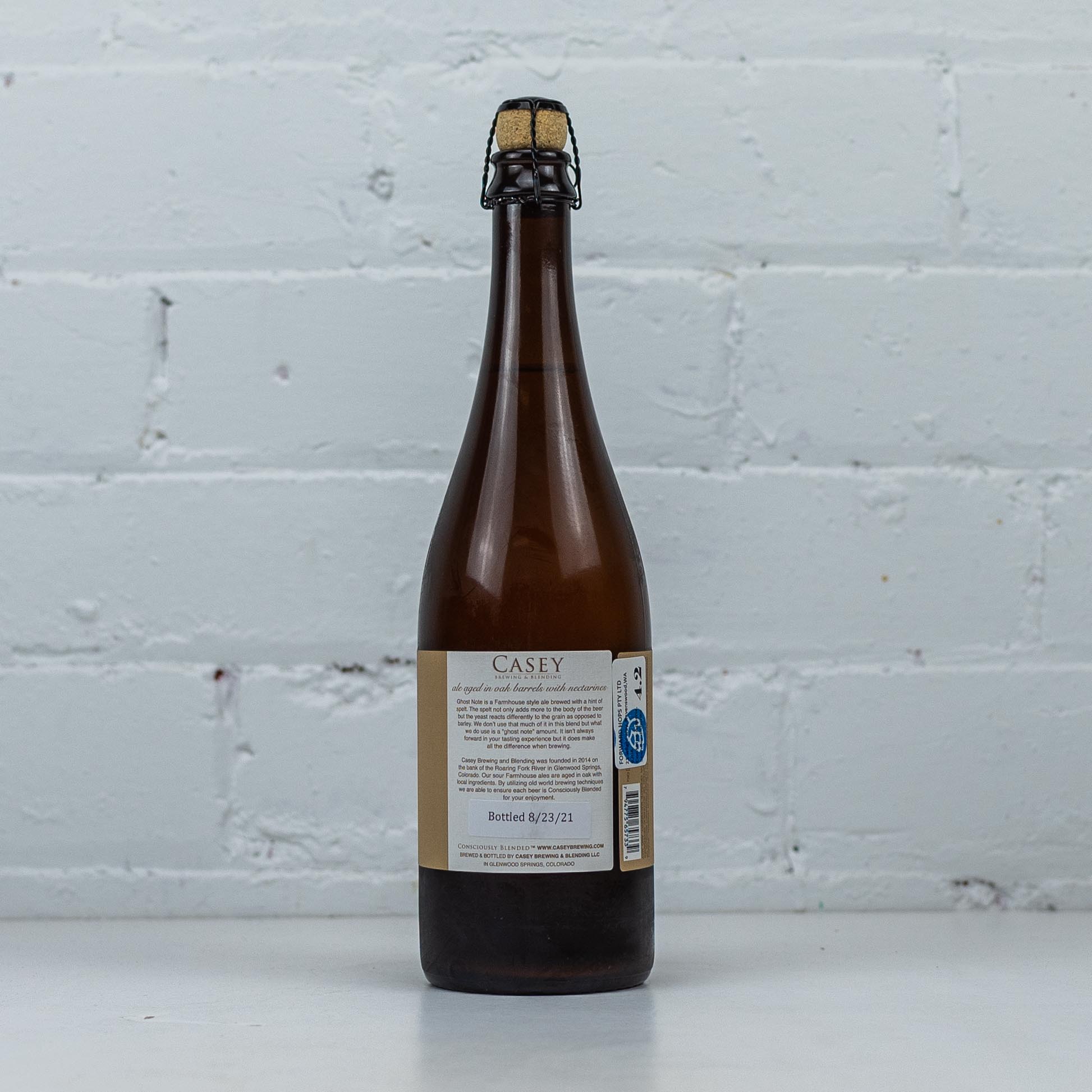 Casey - Ghost Note Kay Pearl Nectarine 750ml