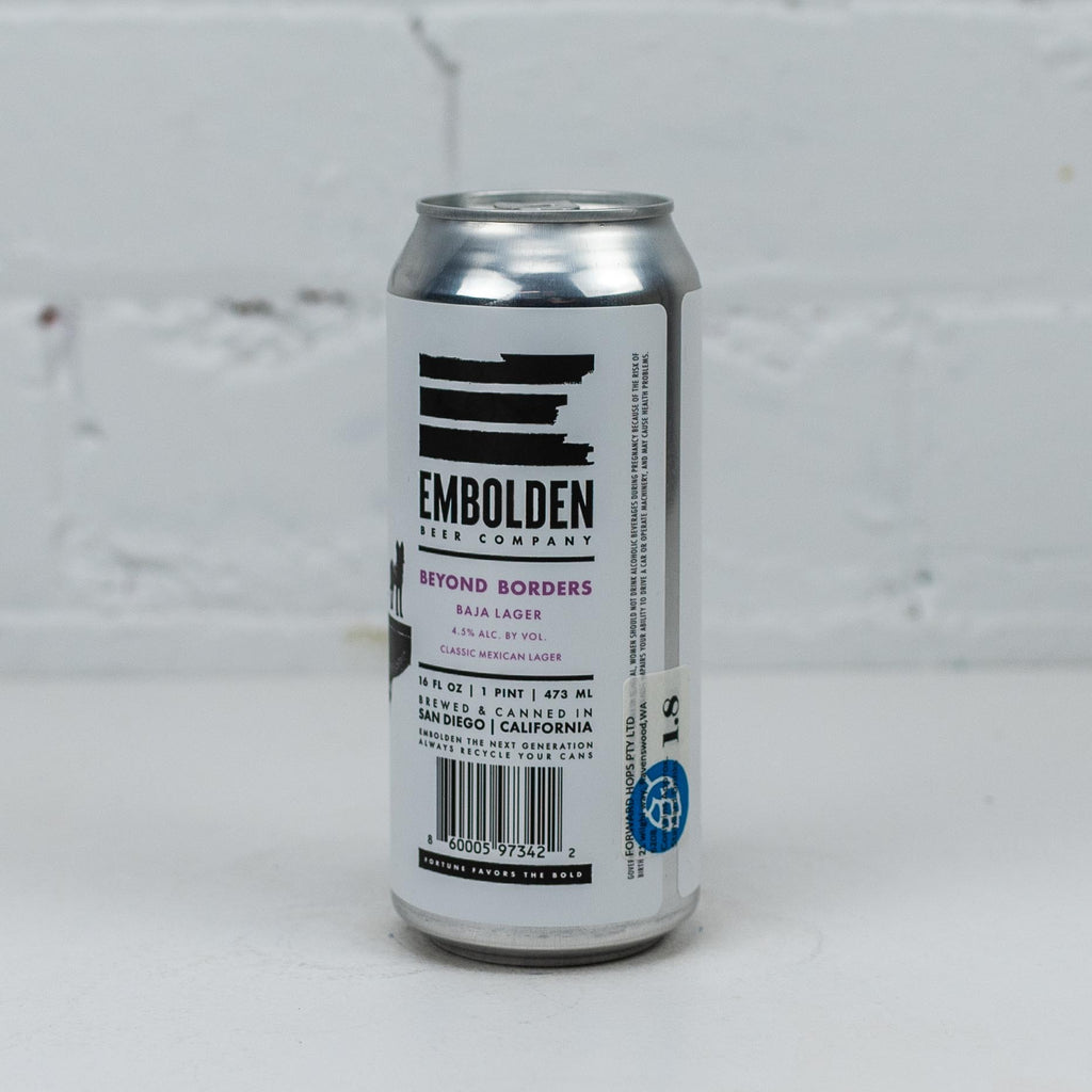 Embolden - Beyond Borders Baja Lager 473ml