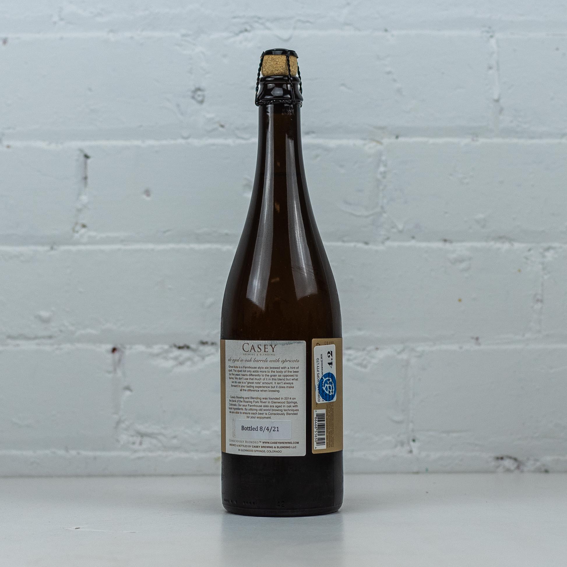 Casey - Ghost Note Golden Sweet Apricot 750ml