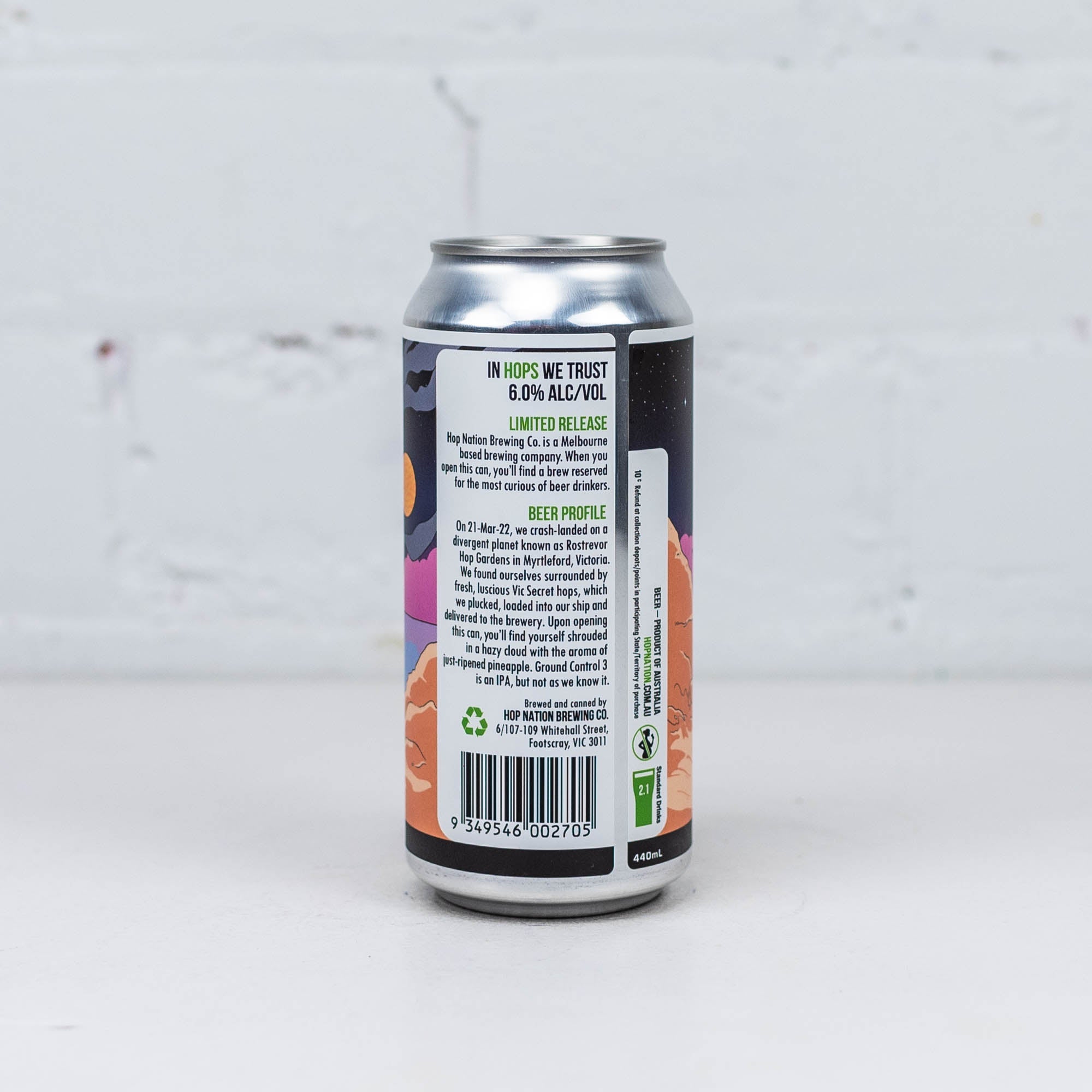 Hop Nation - Ground Control 3 IPA
